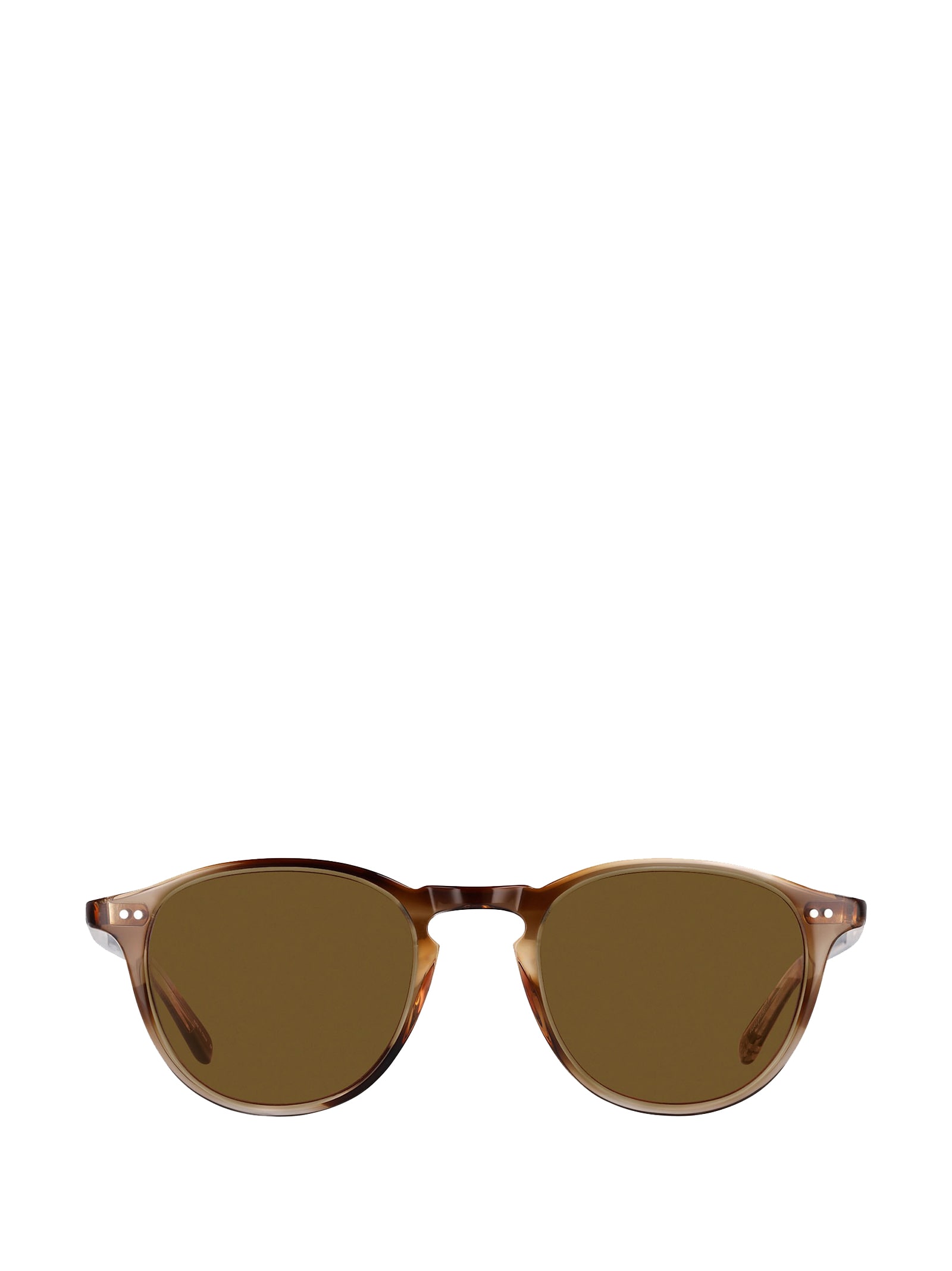 Shop Garrett Leight Hampton Sun Khaki Tortoise Sunglasses