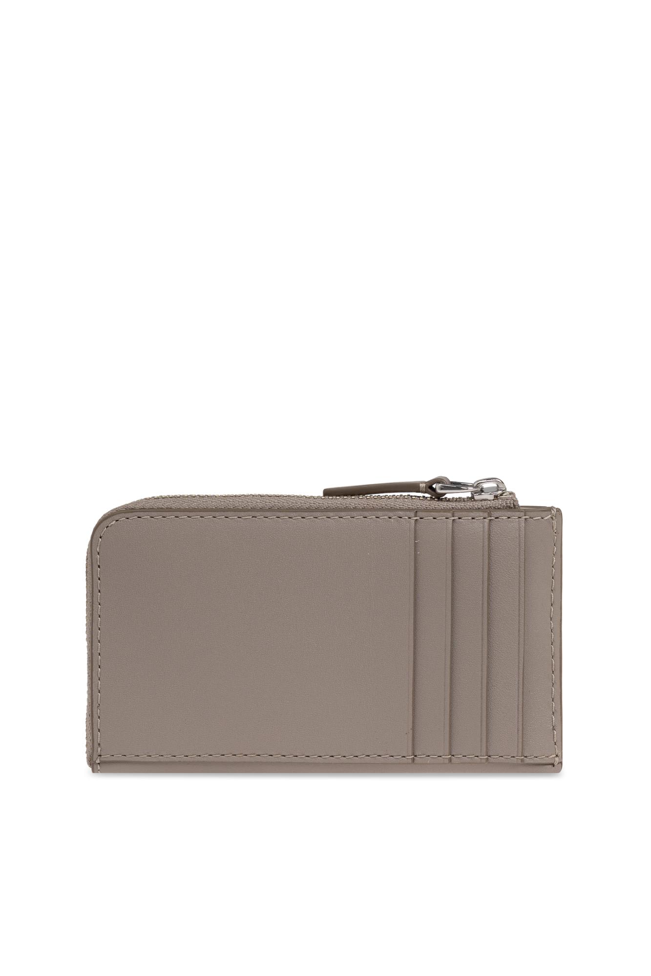 Marc Jacobs Gray 'the Covered J Marc Top Zip Multi' Wallet In Grigio