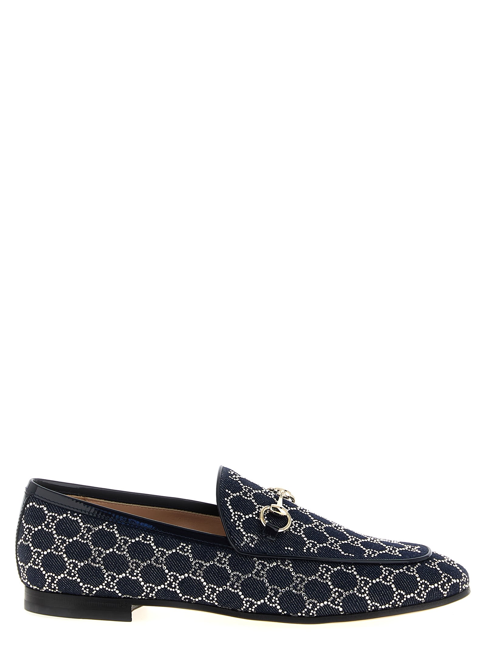 Gucci Jordaan Loafers Featuring Horsebit Detail In Blue