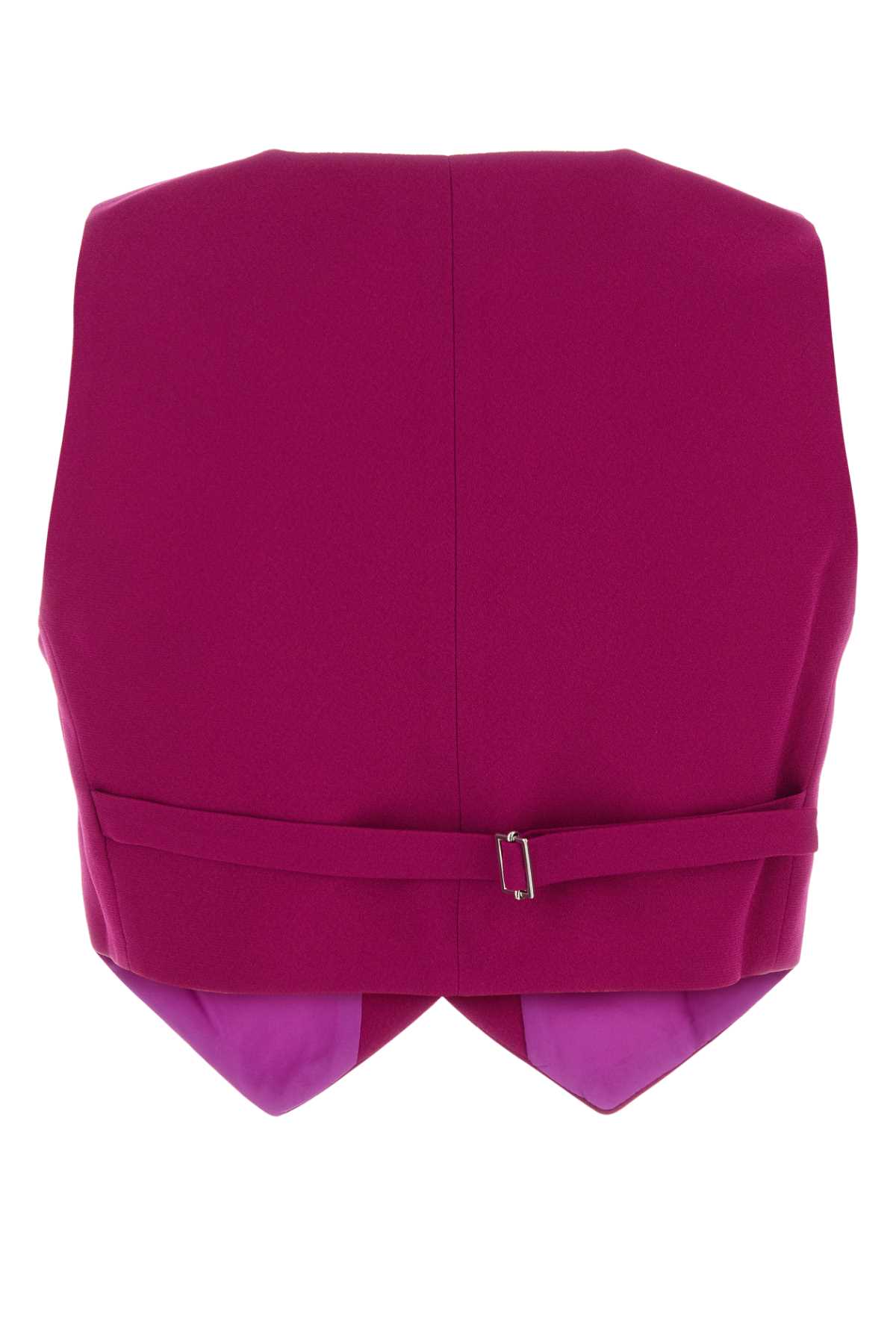 Shop The Andamane Tyrian Purple Polyester Vest In Ciclamino