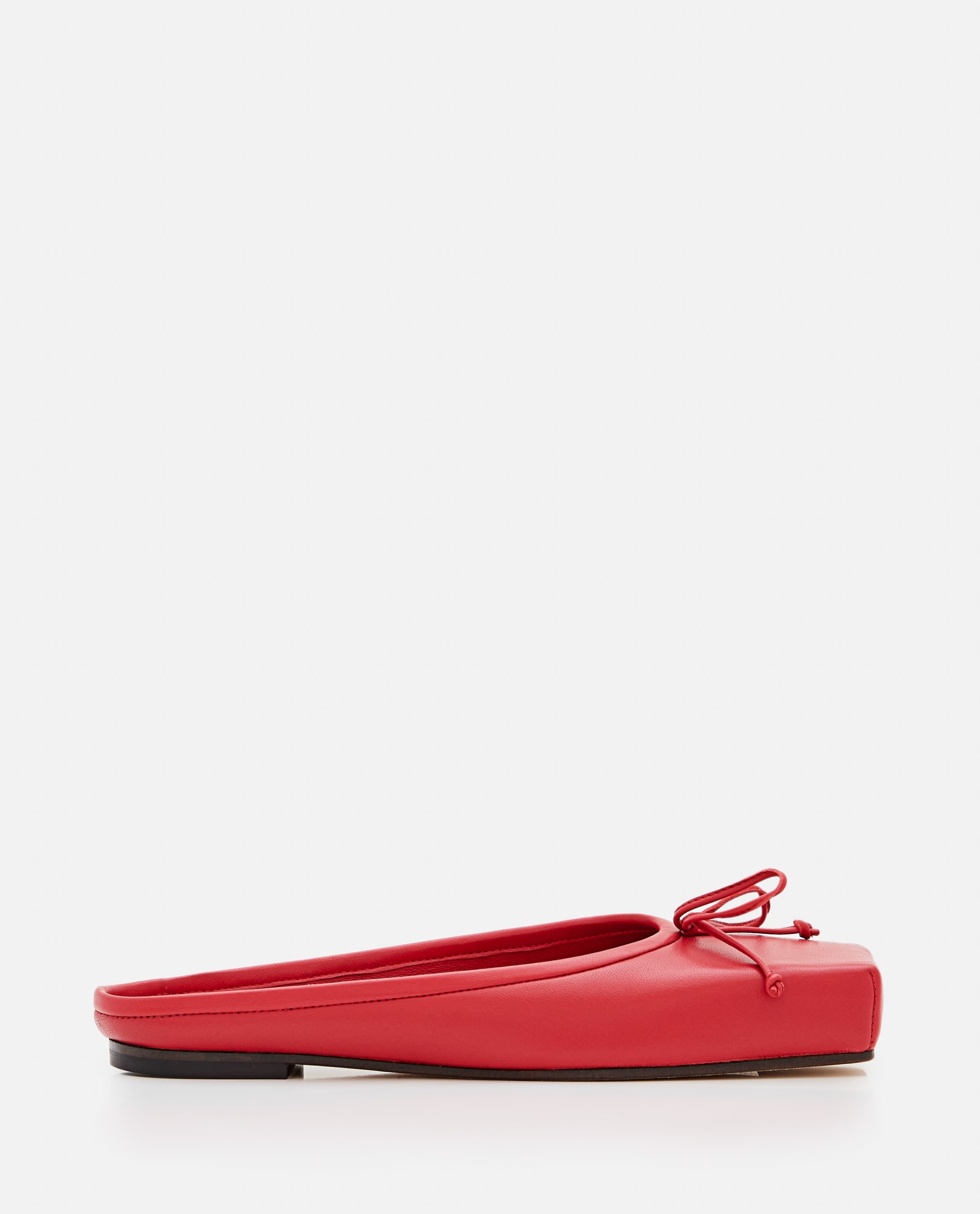 Jacquemus Les Mules Plates Ballet In Red