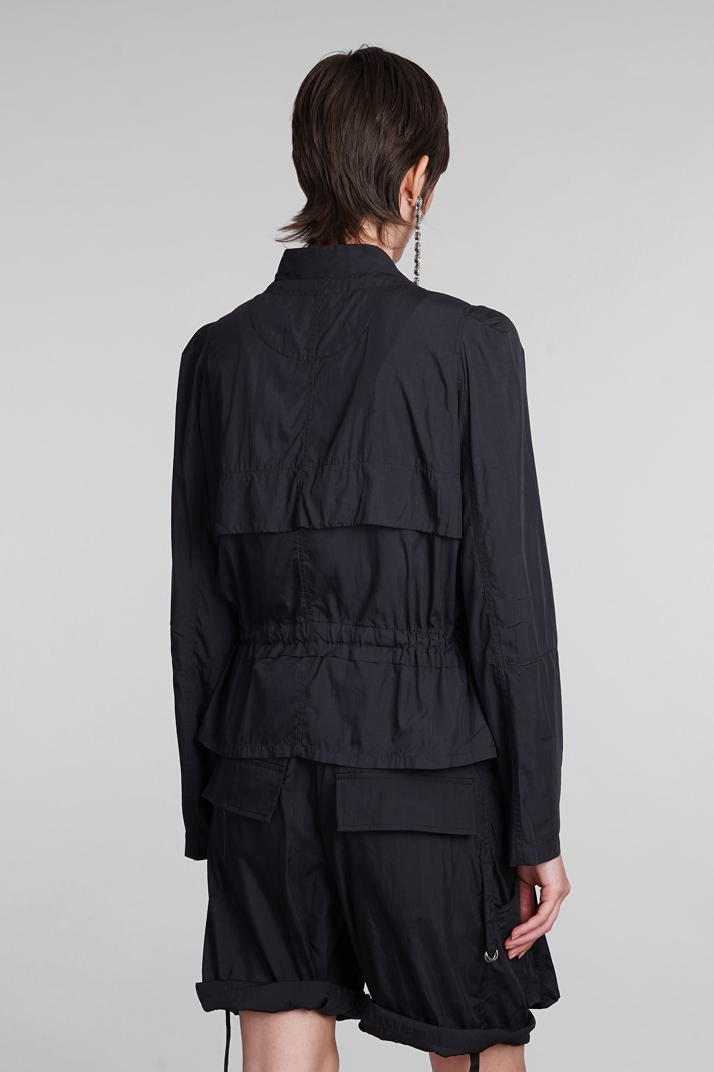Shop Isabel Marant Nancy Casual Jacket In Black Modal