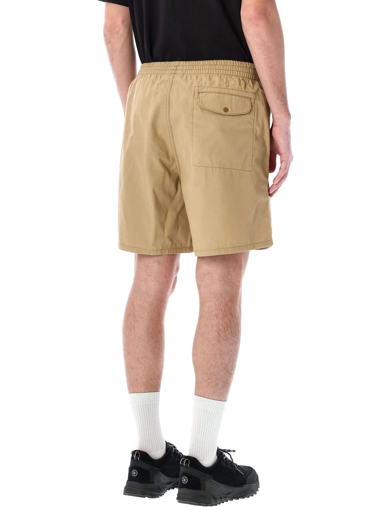Patagonia Waistband Elastic Shorts Pockets Back In Classic Tan