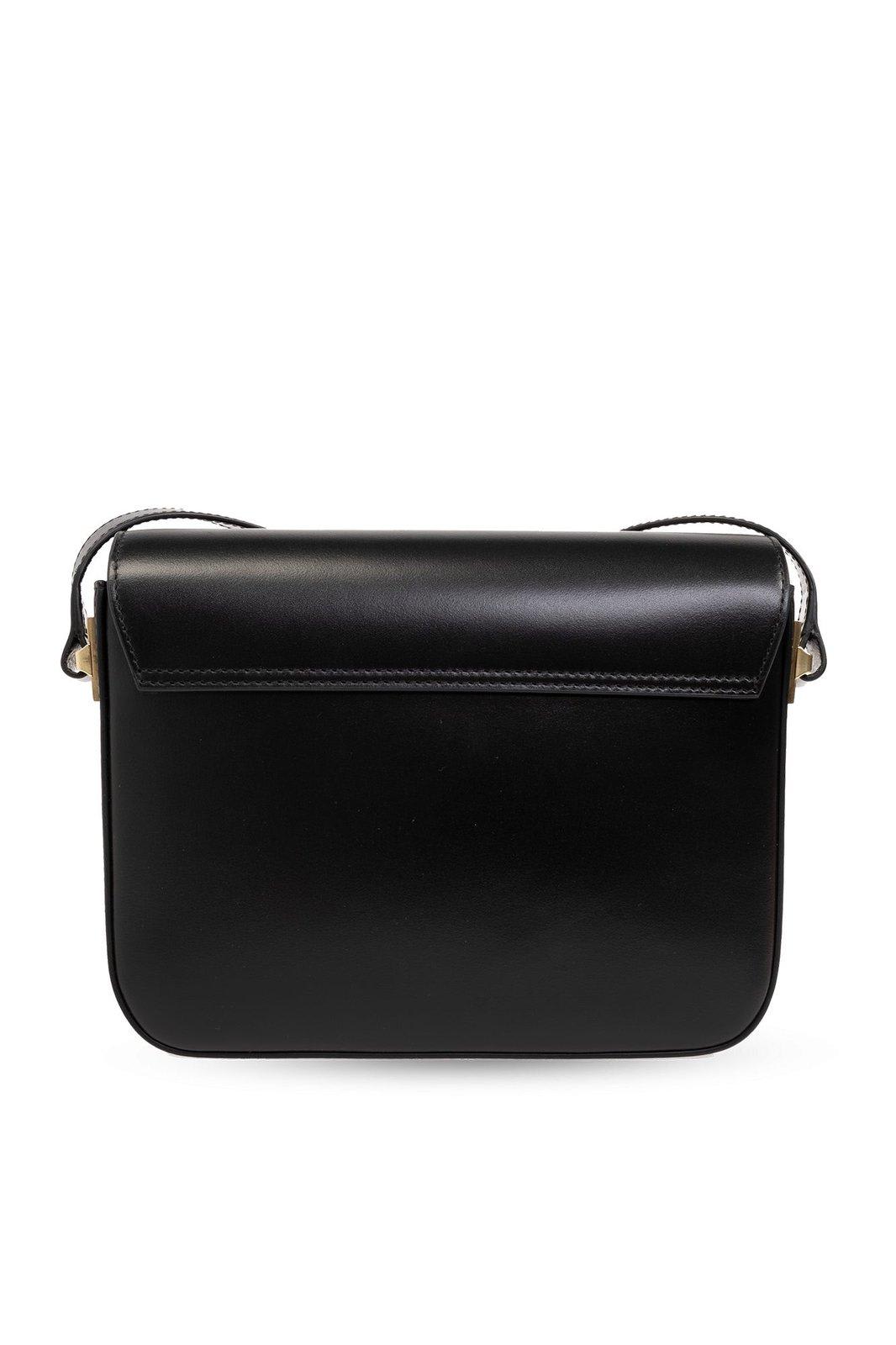 Shop Isabel Marant Nizza Foldover Crossbody Bag In Black