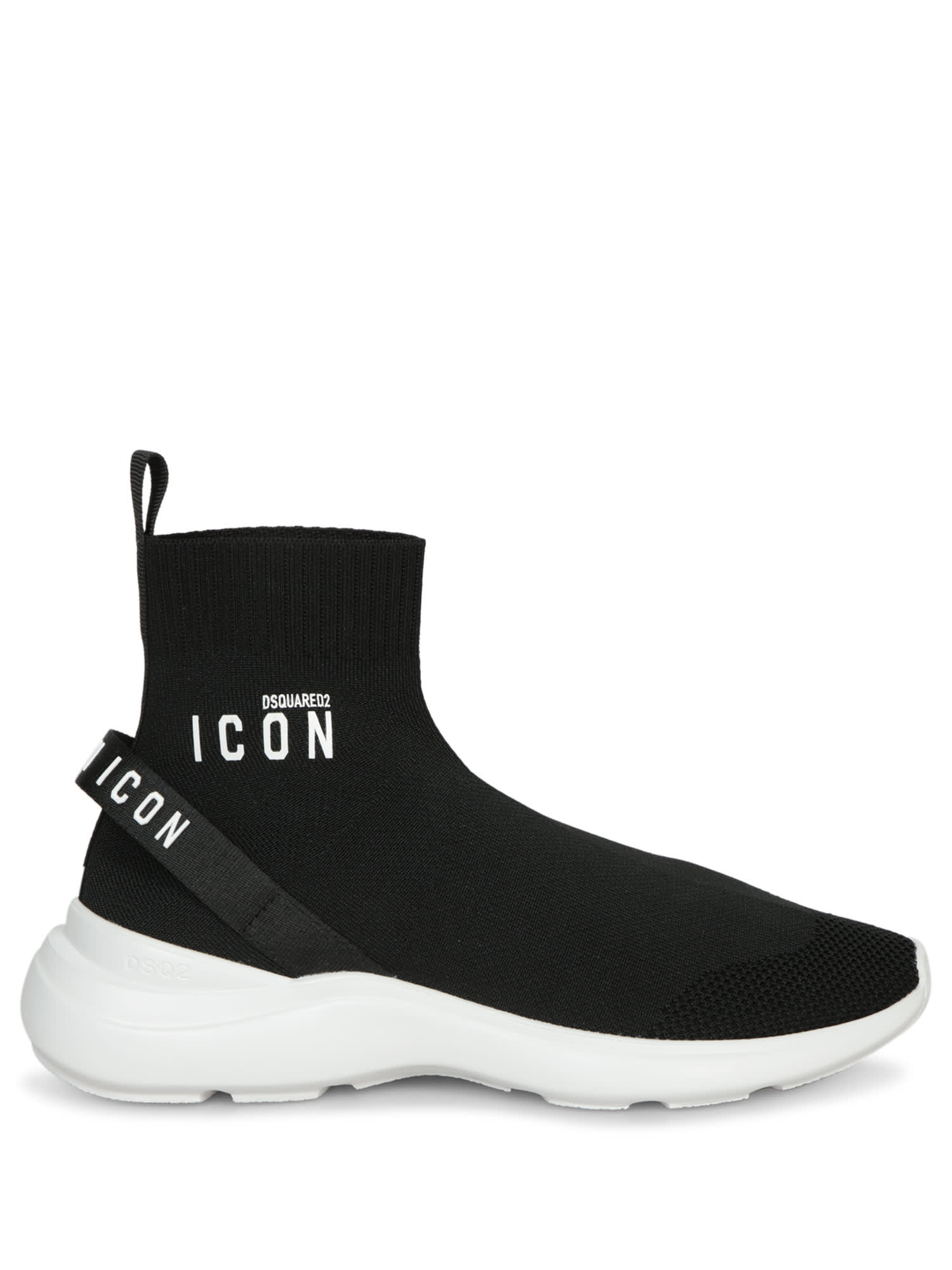 Icon Black Sock Sneakers