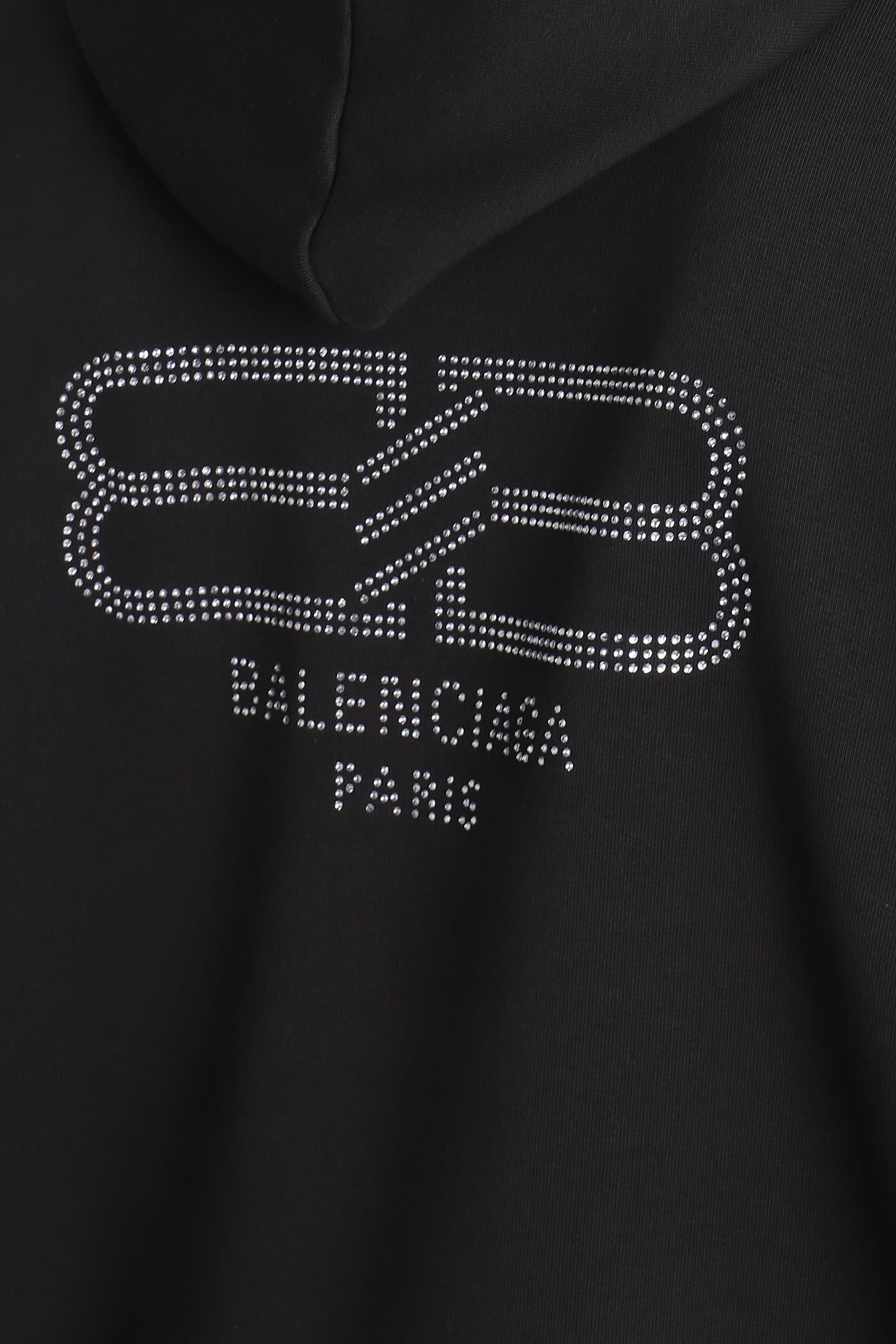 Shop Balenciaga Sweatshirt In Black Cotton