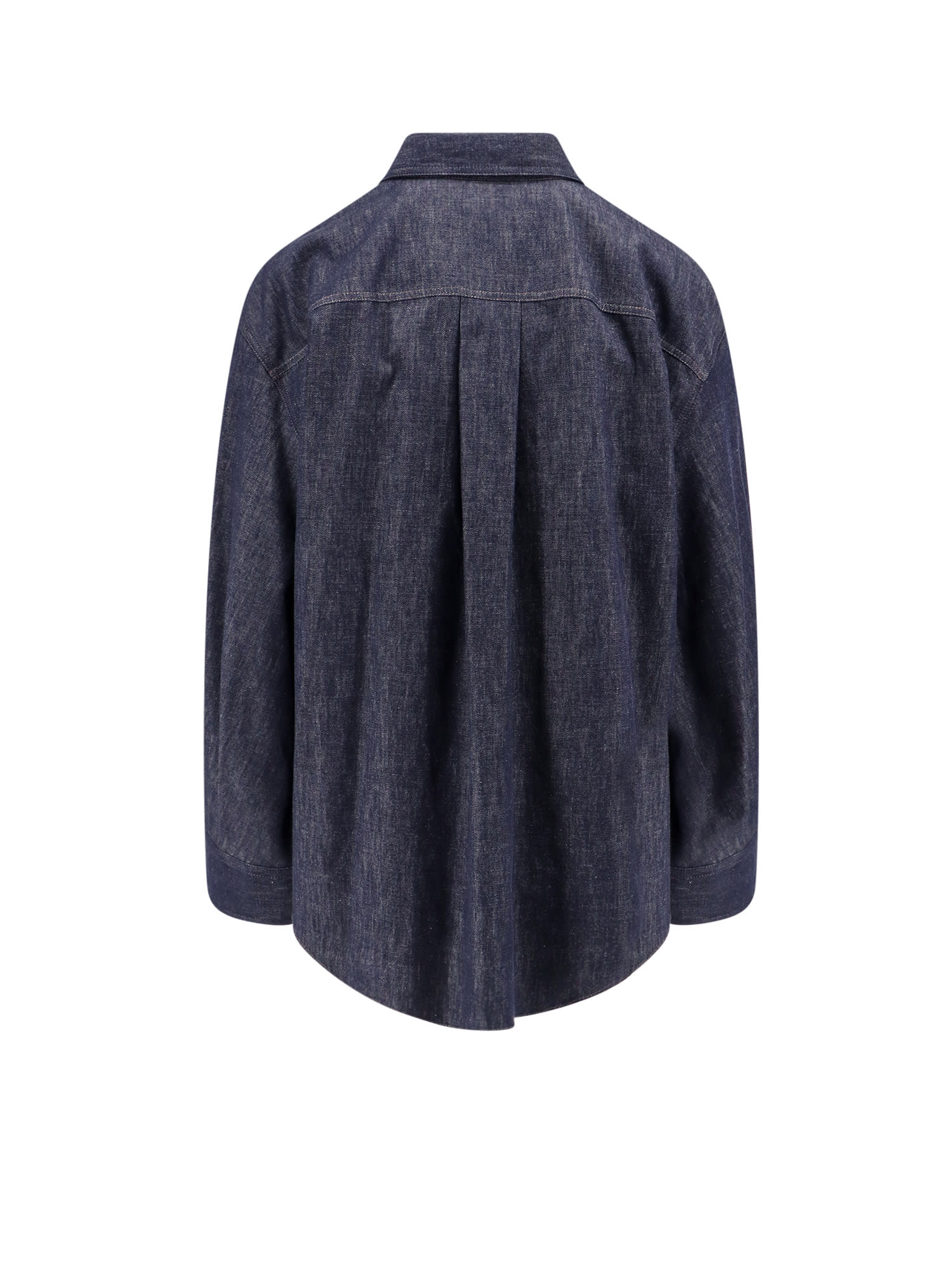 Shop Brunello Cucinelli Shirt In Blue