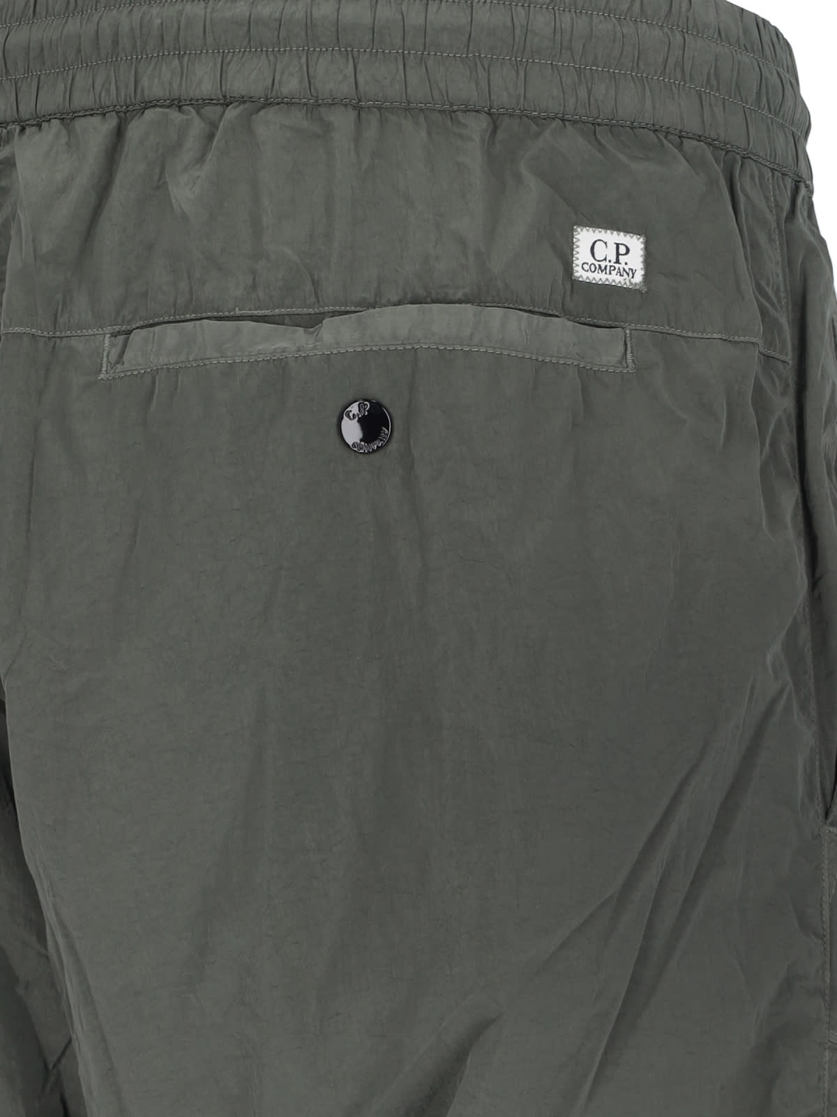 Shop C.p. Company Cargo Pants In Green