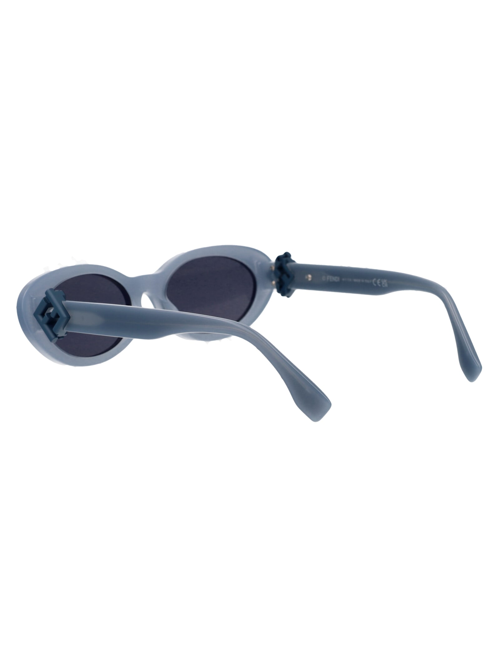 Shop Fendi Ff Diamonds Sunglasses In Crystal Grey