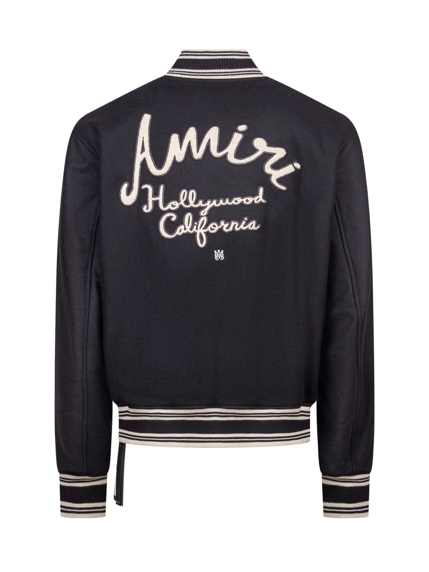 Shop Amiri Hollywood Bomber In Black