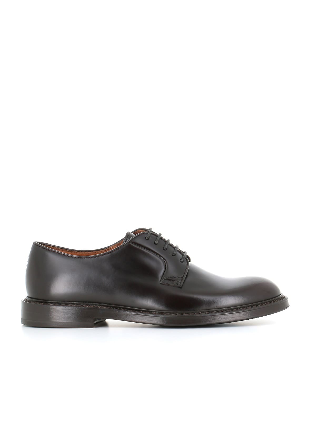 Shop Doucal's Derby In Brown