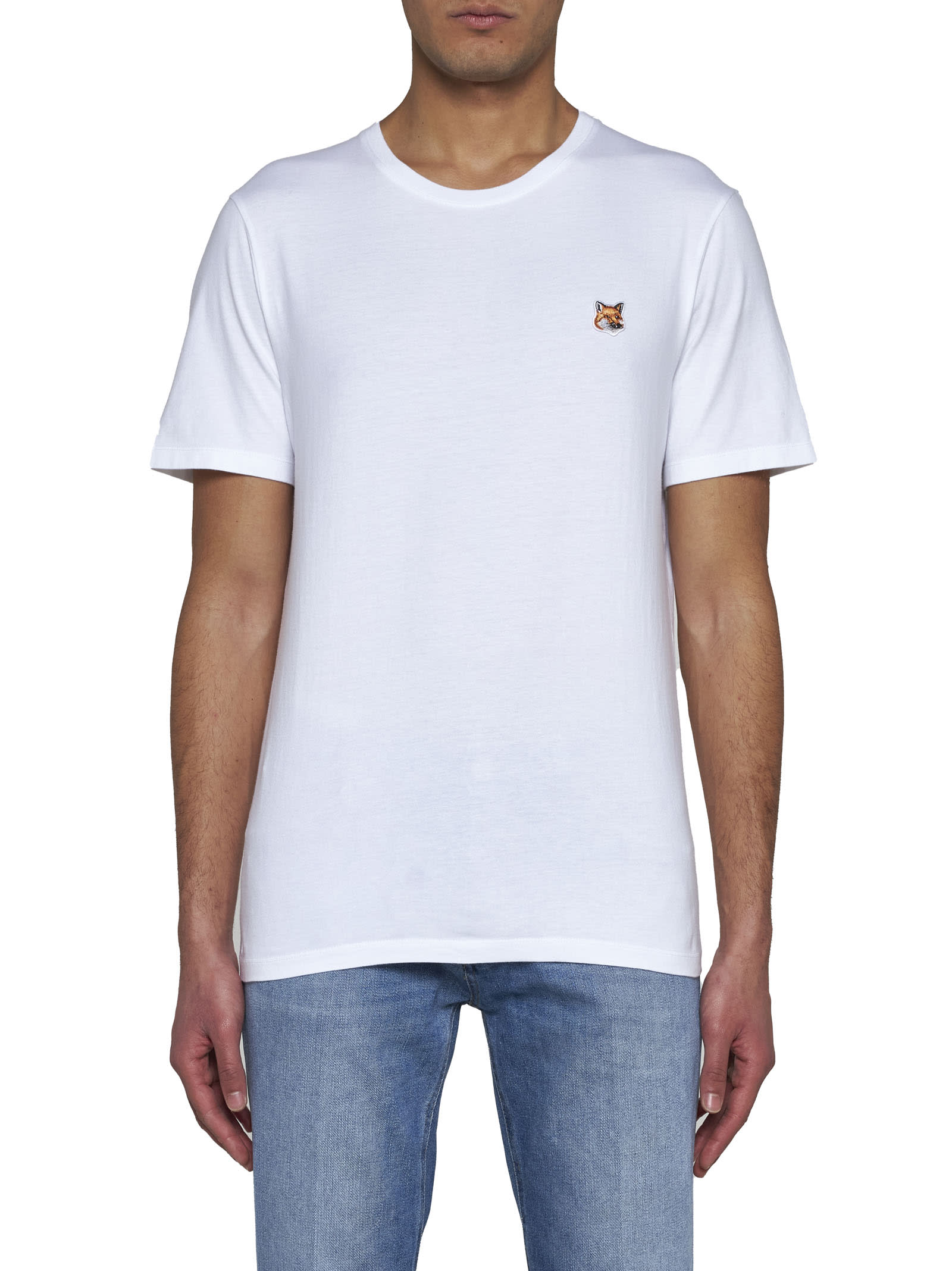 Shop Maison Kitsuné T-shirt In White