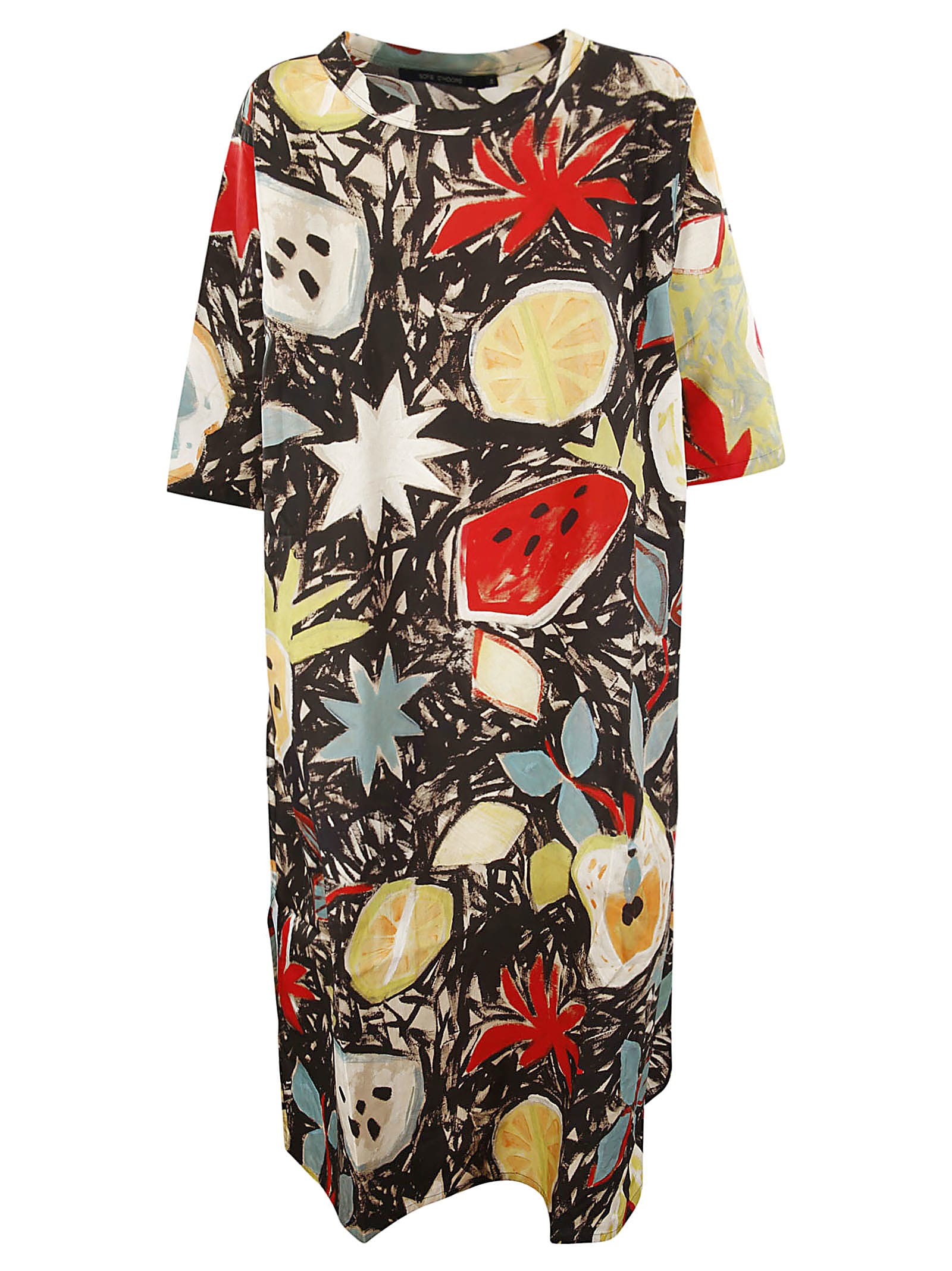 Sofie D'hoore Darby Fruit-print Dress In Woven Fruit