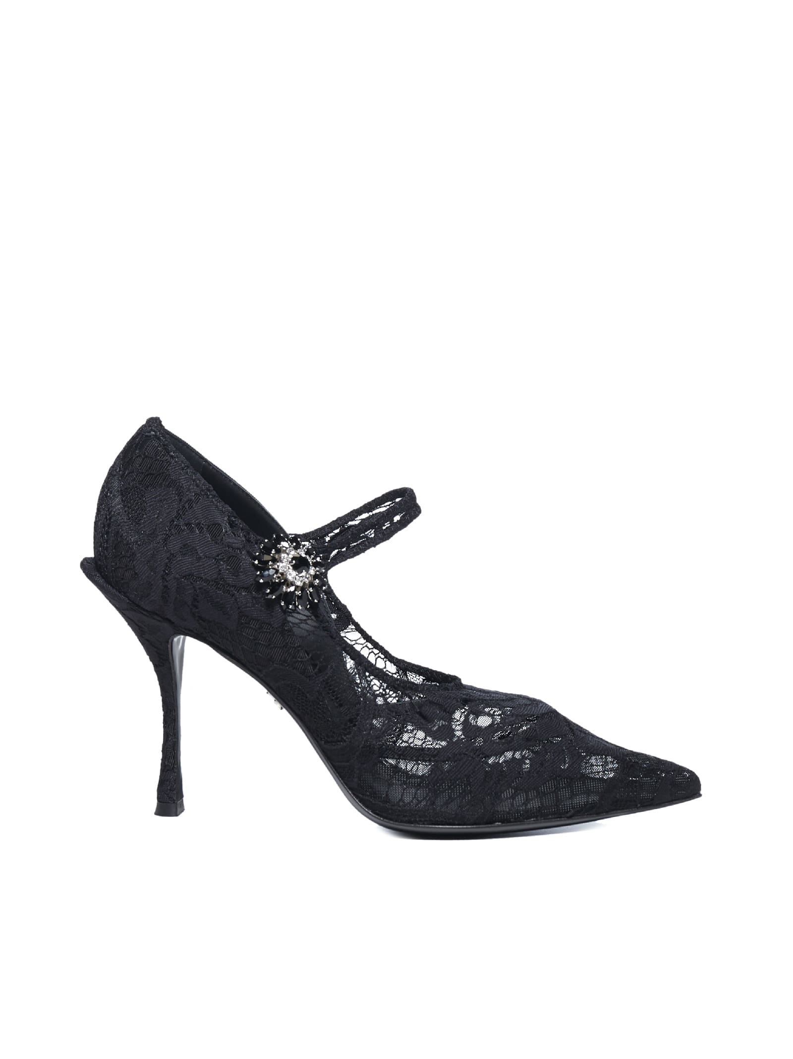 Buy Dolce & Gabbana Lori Lace Mary Jane online, shop Dolce & Gabbana shoes with free shipping