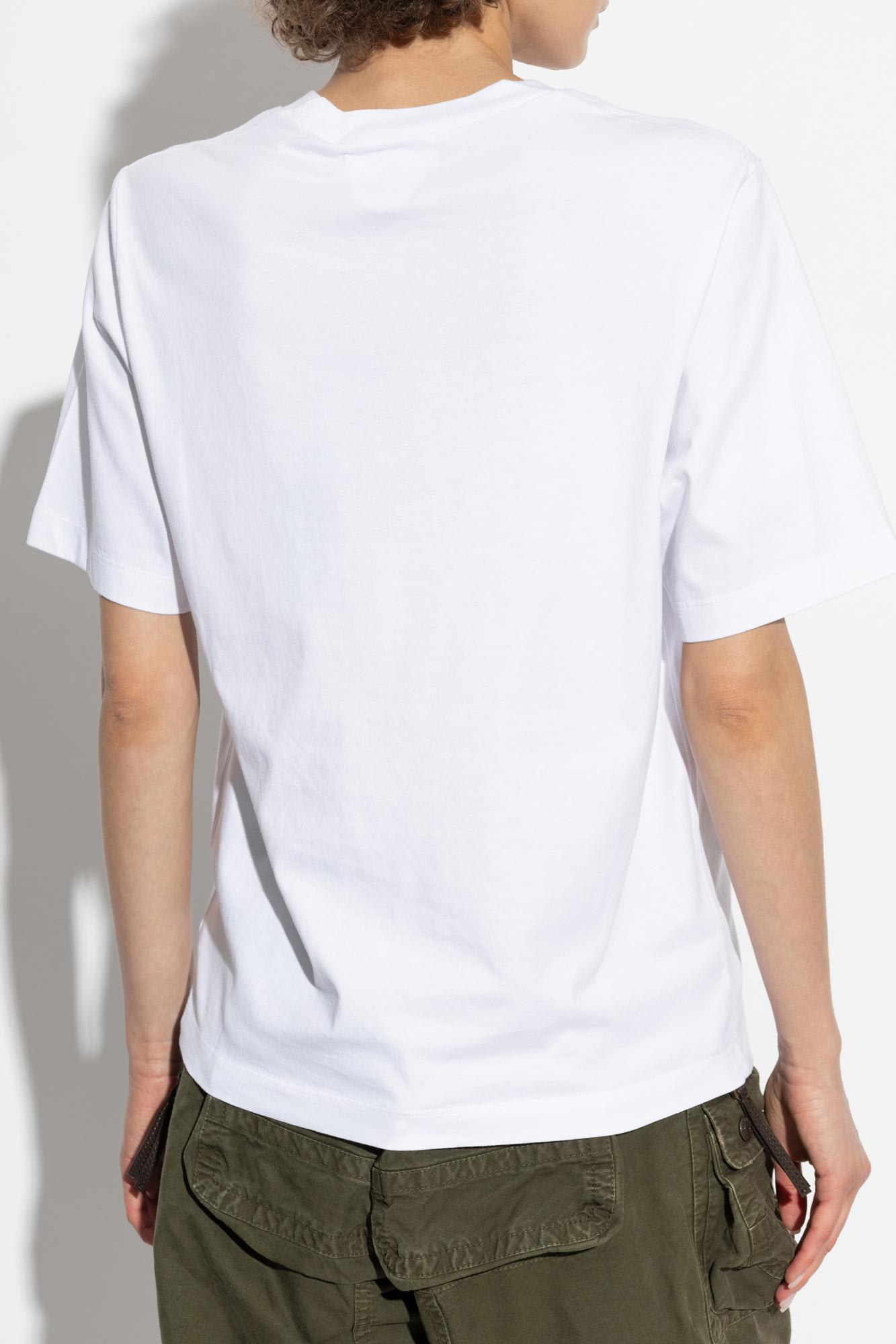 Shop Dsquared2 T-shirt With Logo In White