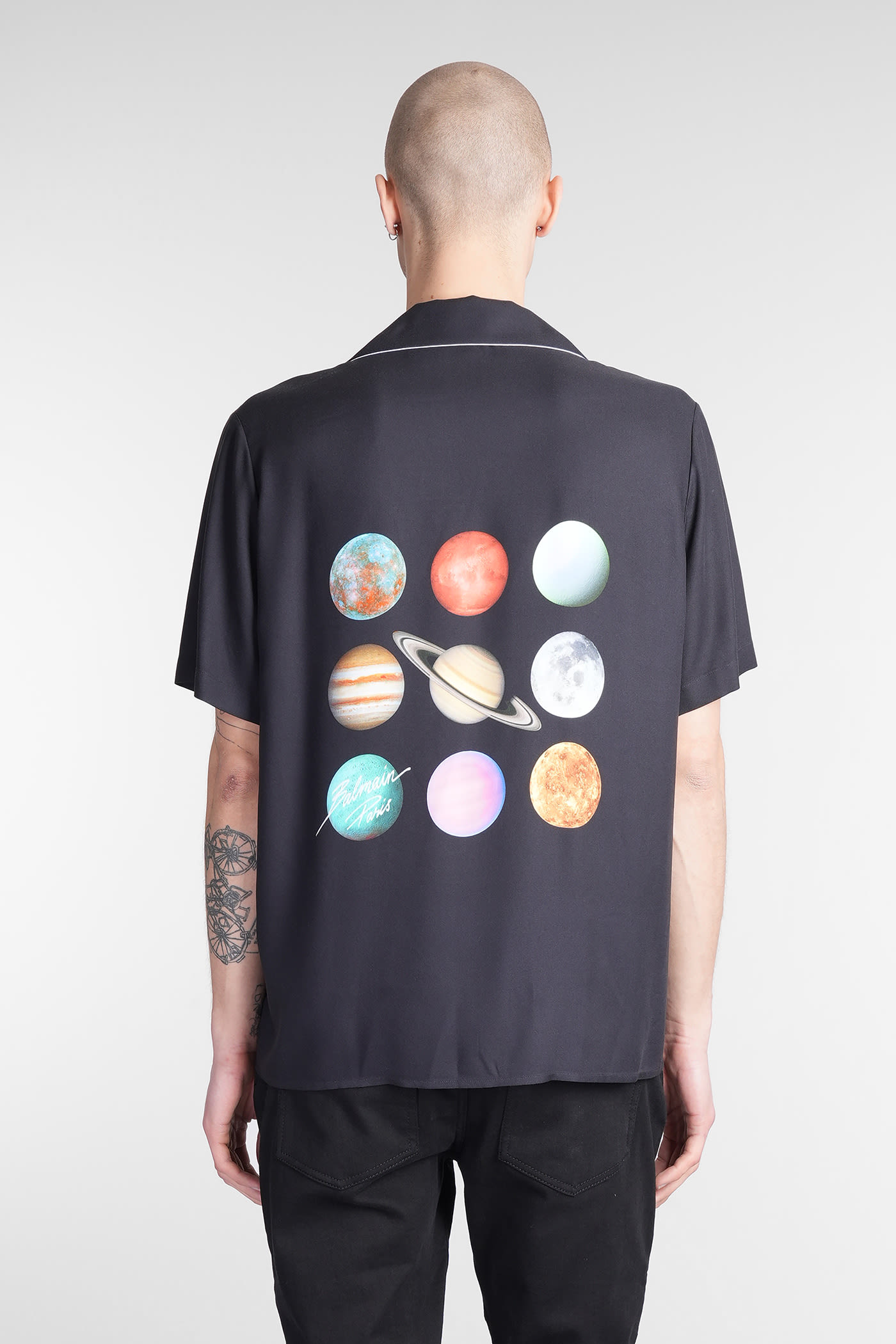 Balmain Planet-print Shirt