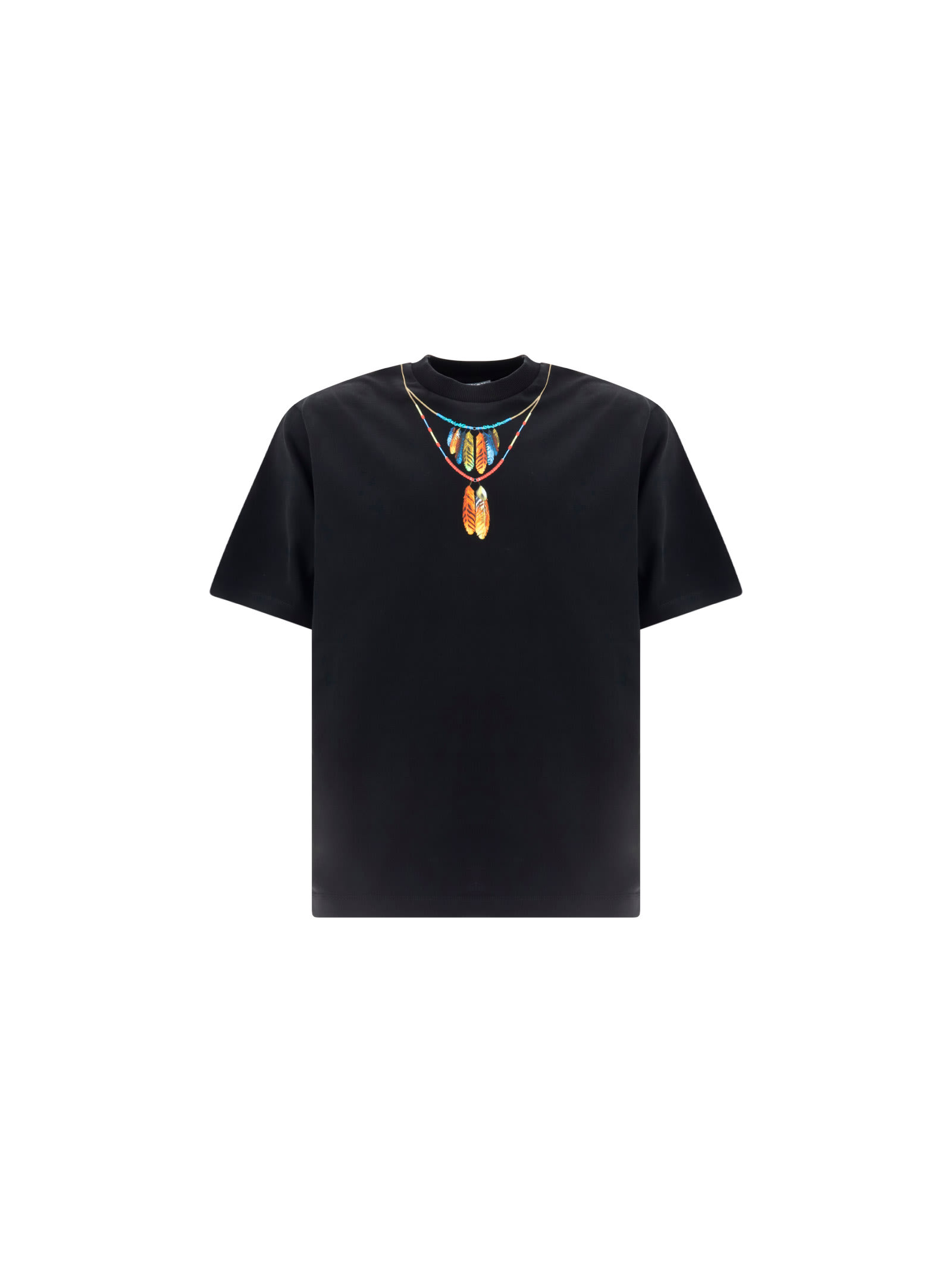 Shop Marcelo Burlon County Of Milan Over T-shirt In Black Red