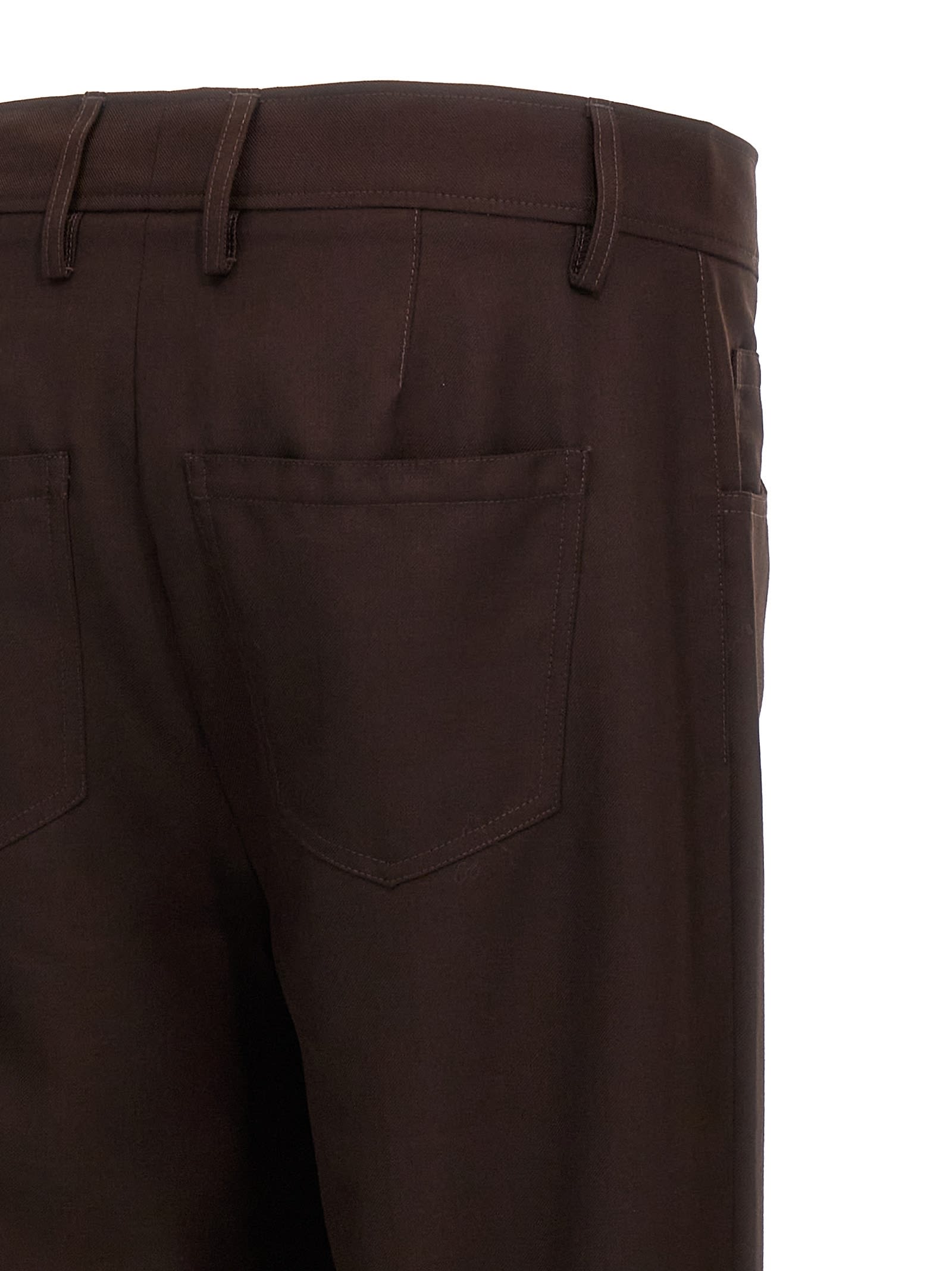 Shop Séfr Jiro Pants In Brown