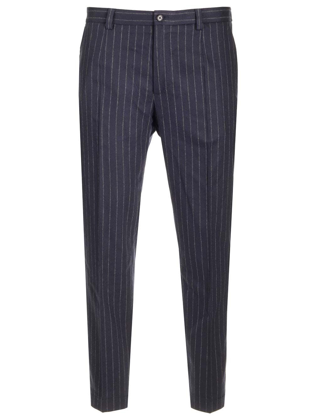 Shop Dolce & Gabbana Tailored Trousers In Blue