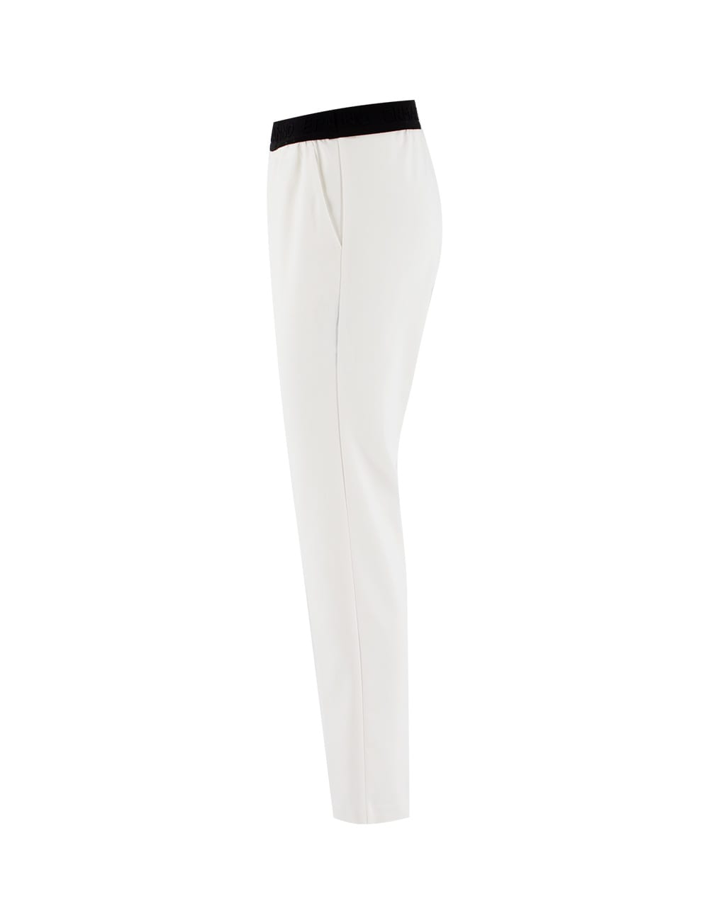Shop Ermanno Firenze Trousers In Off White/black
