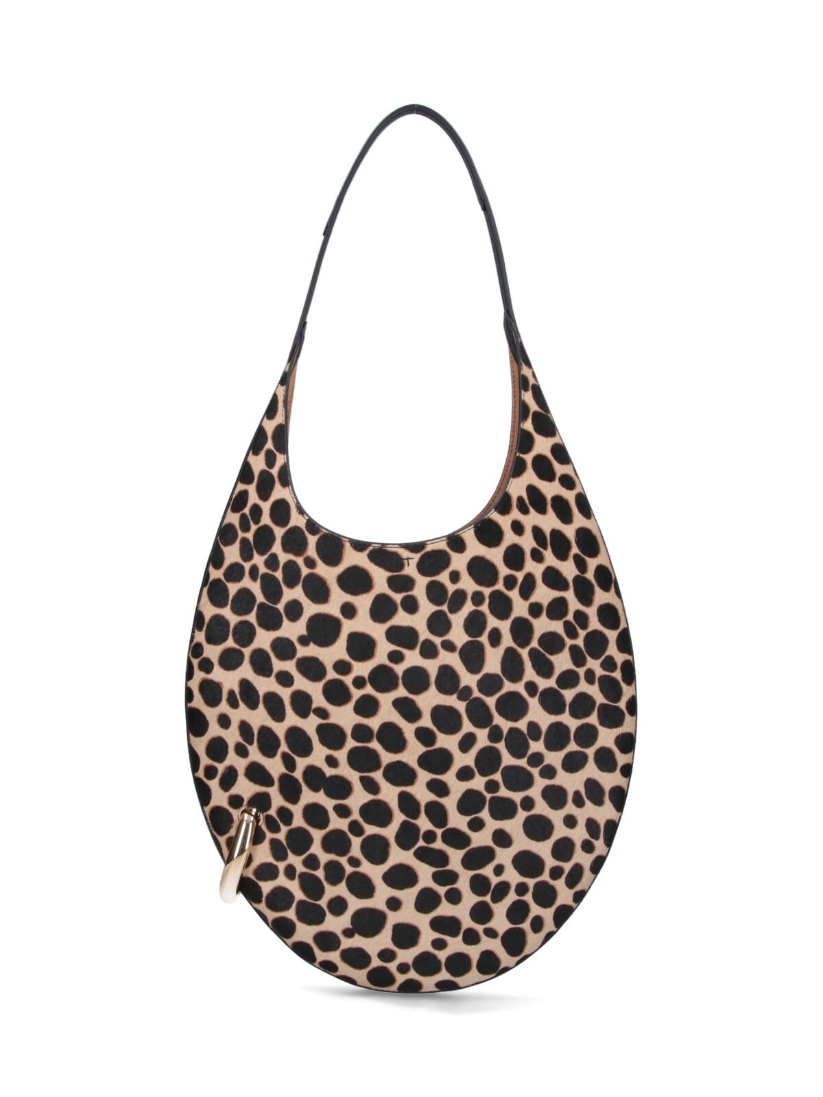 Tory Burch Animal Print Hobo Bag Pierced In Multi