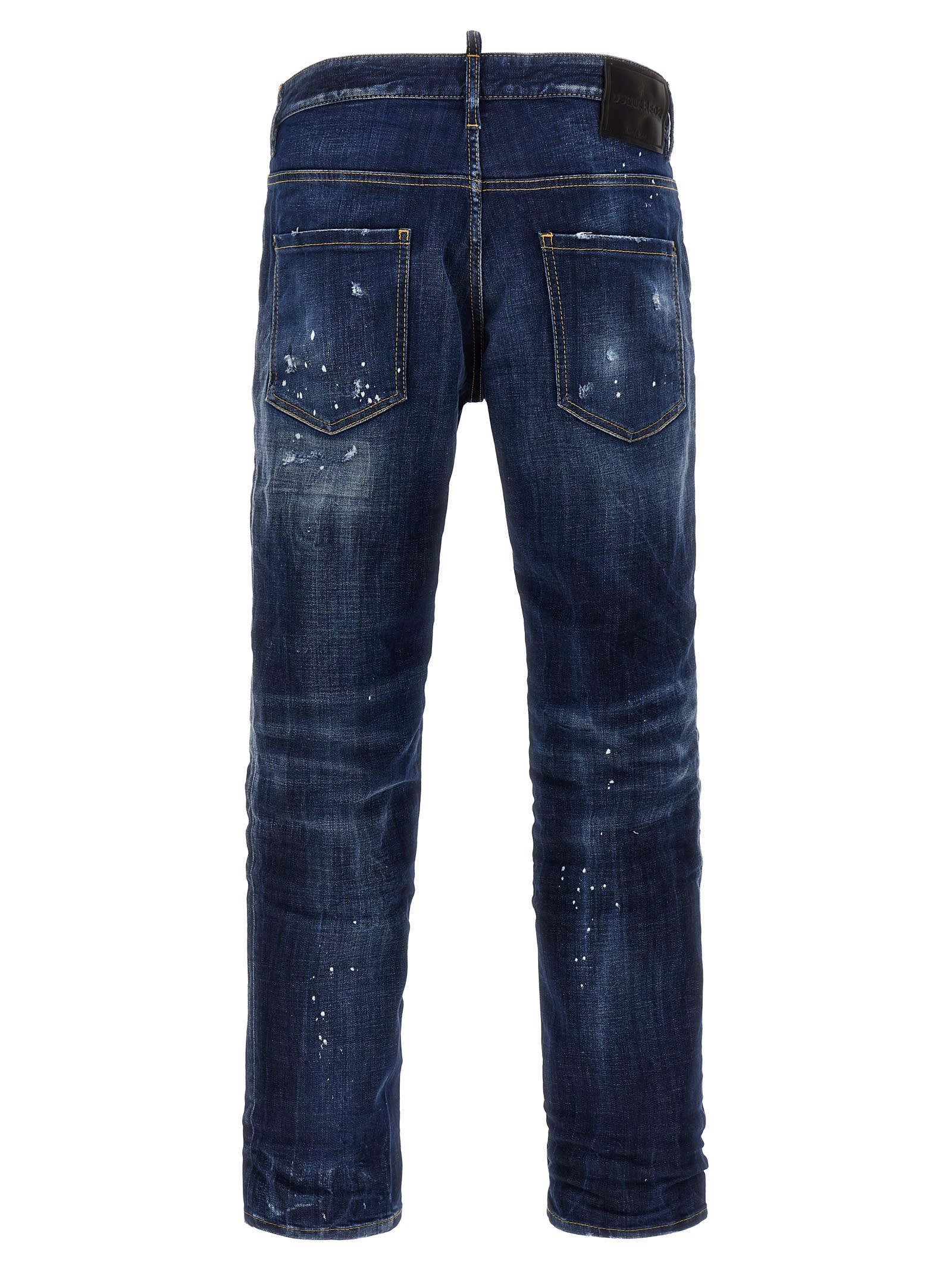 Shop Dsquared2 Skater Jeans In Blue