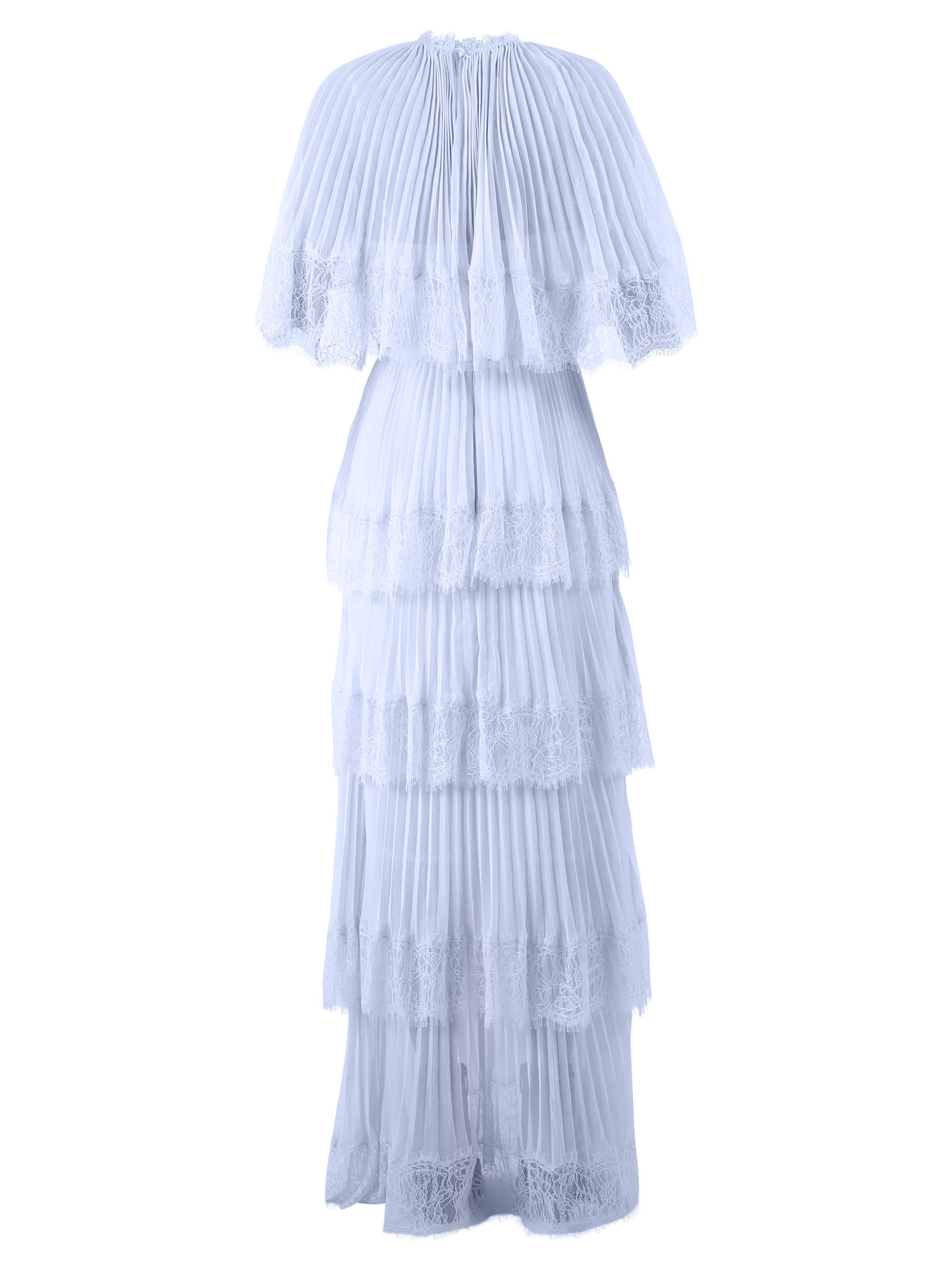 light blue tiered dress