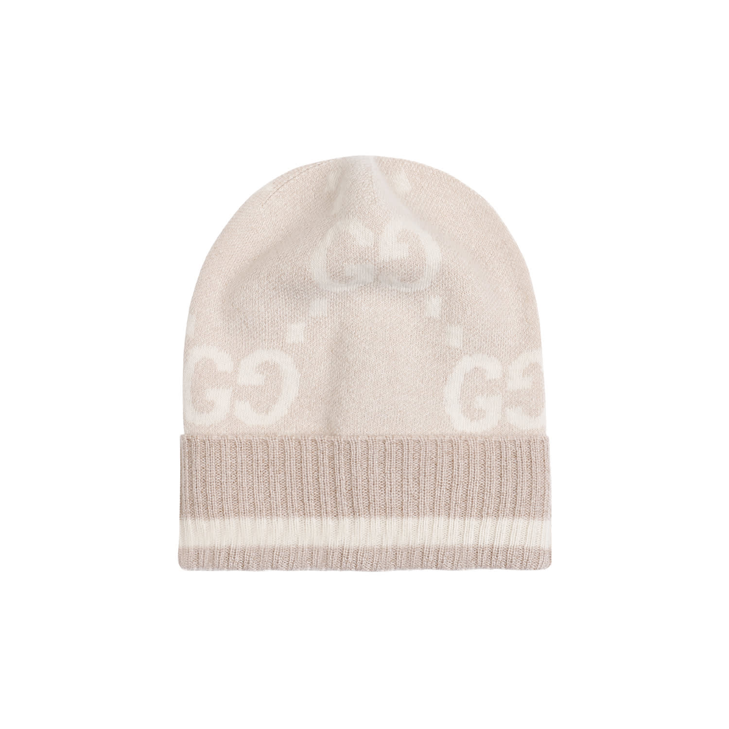 Gucci Lux Canvy Hat In Camel White
