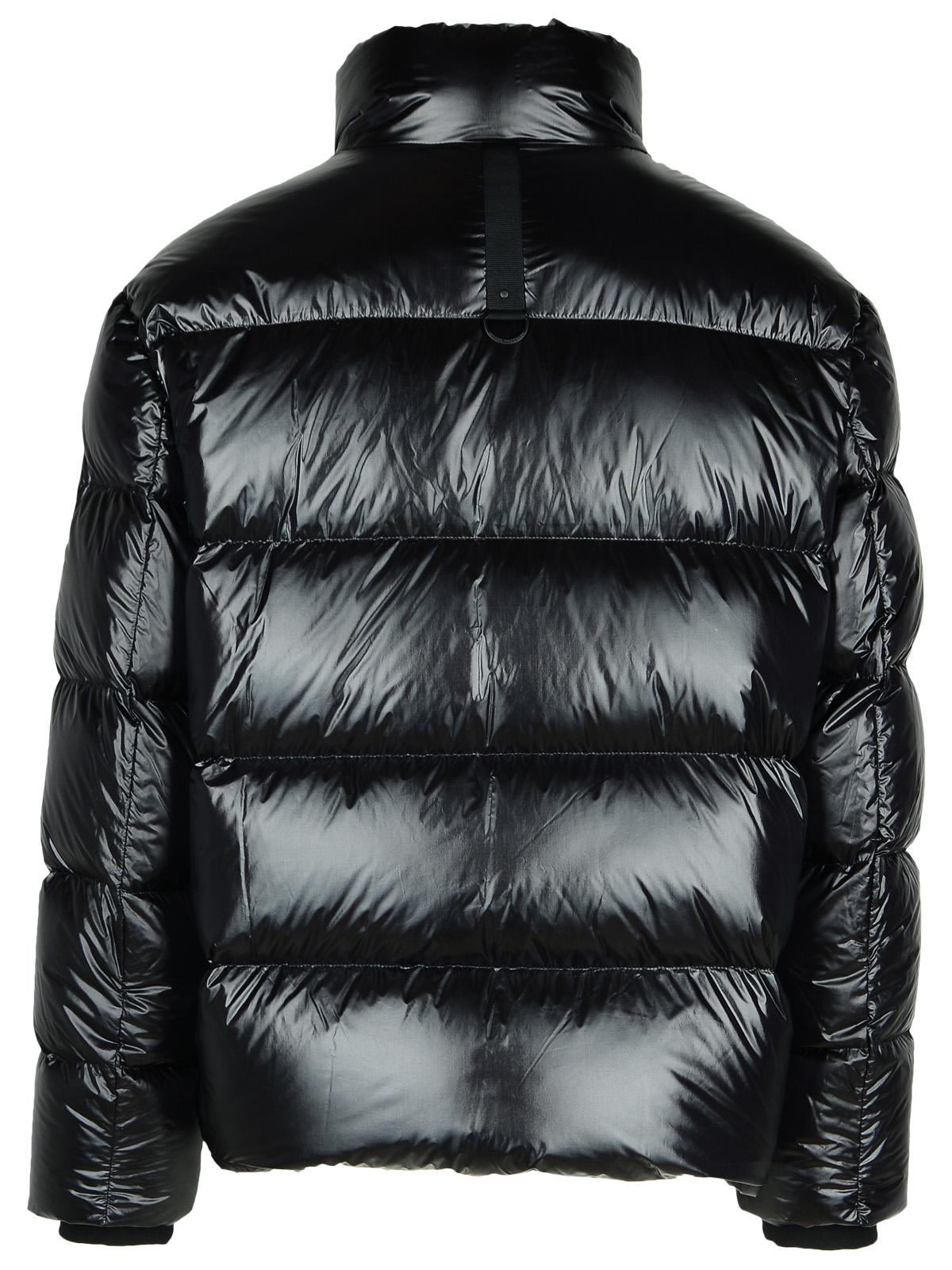 Shop Moose Knuckles Kings Black Nylon Down Jacket