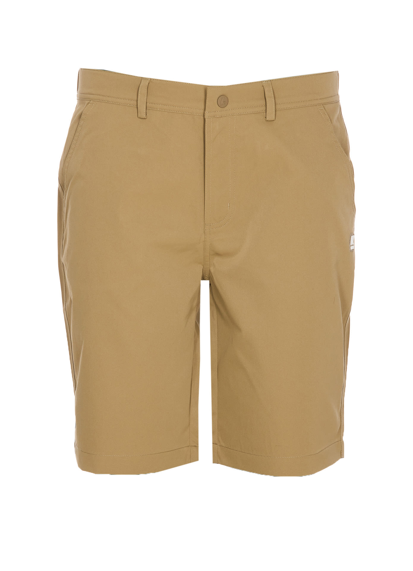 K-way Pave Twill Shorts In Beige