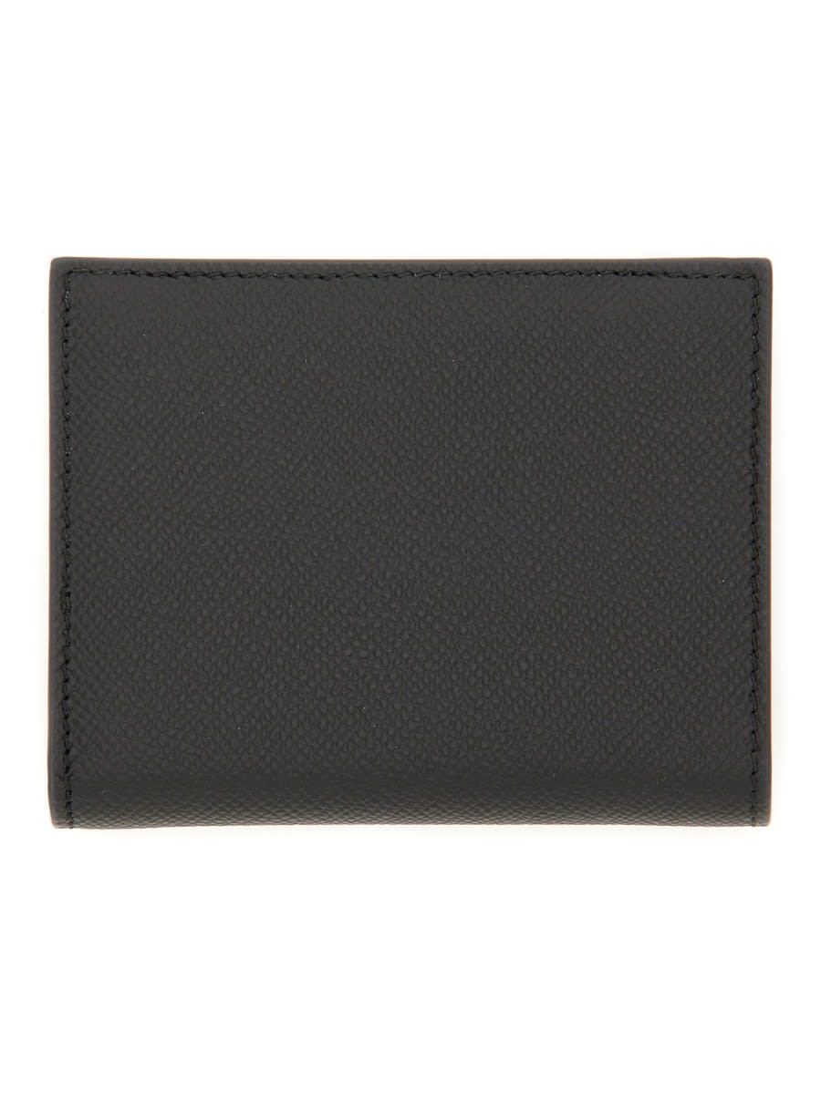 Shop Ferragamo Gancini Wallet In Black