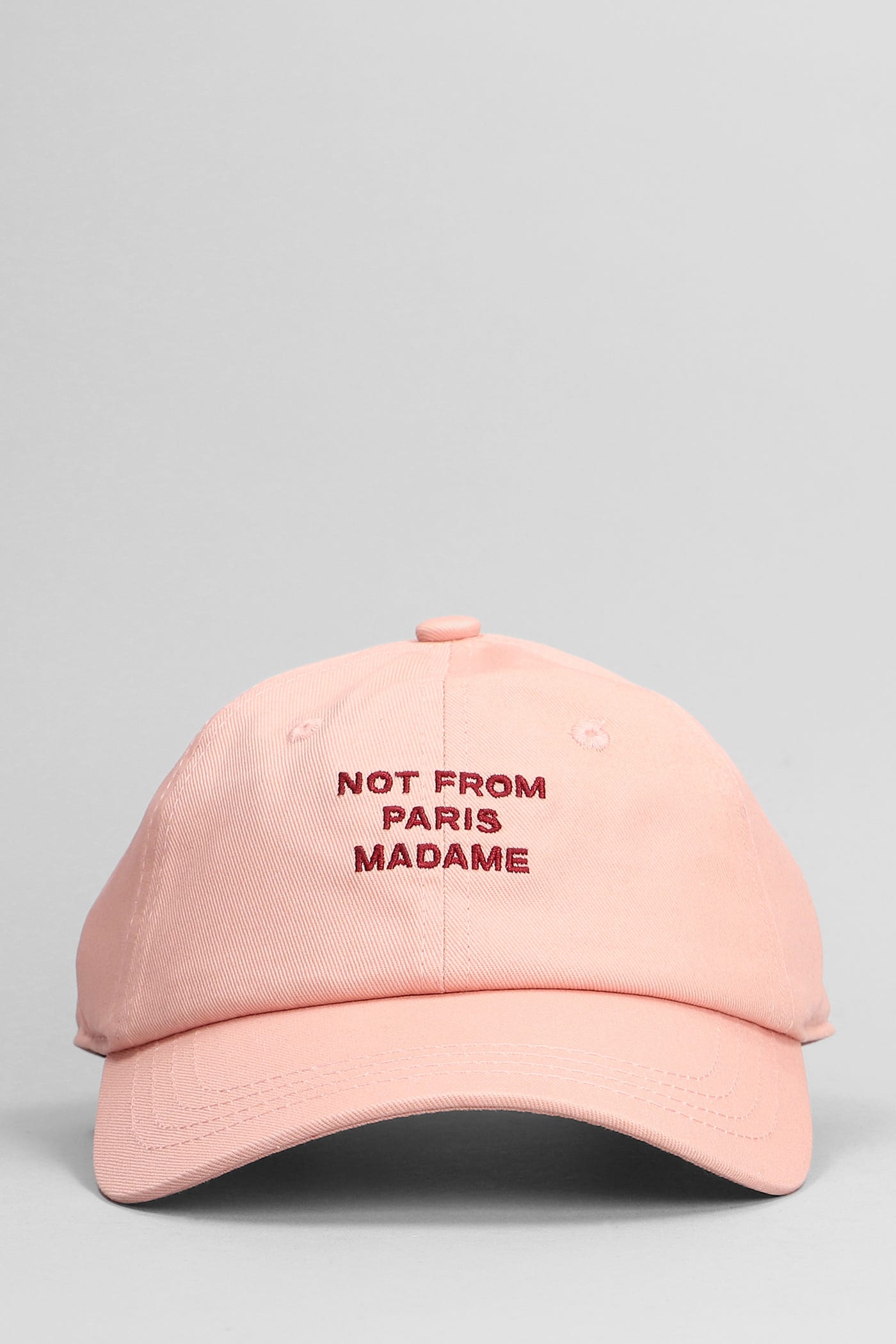 Drôle De Monsieur Hats In Rose-pink Cotton