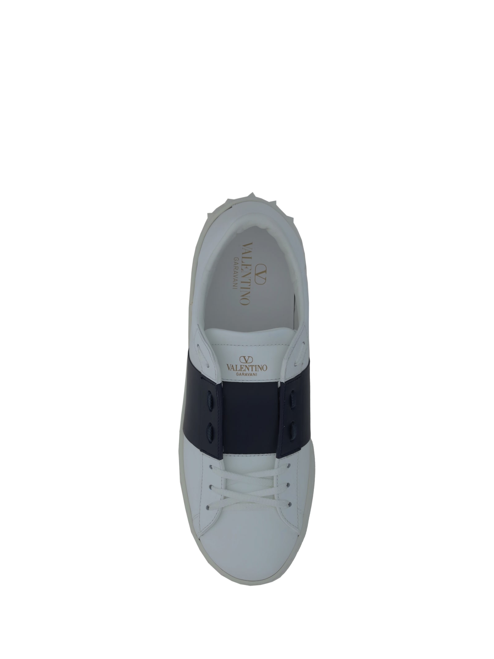 Shop Valentino Garavani Open Sneakers In Bianco/marine/bianco