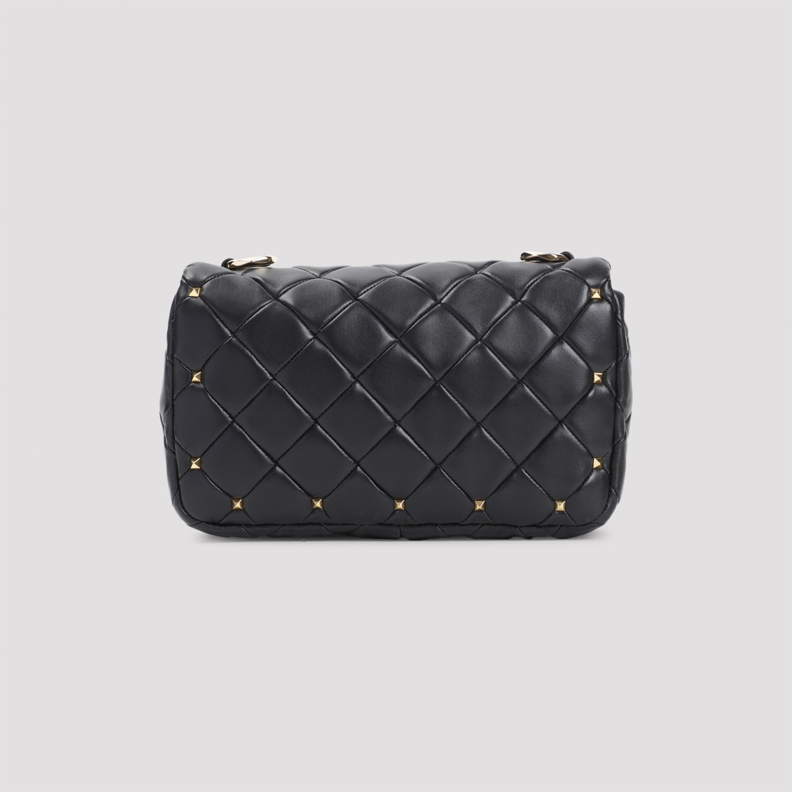 Shop Valentino Rockstud Spike Small Shoulder Bag In No Nero