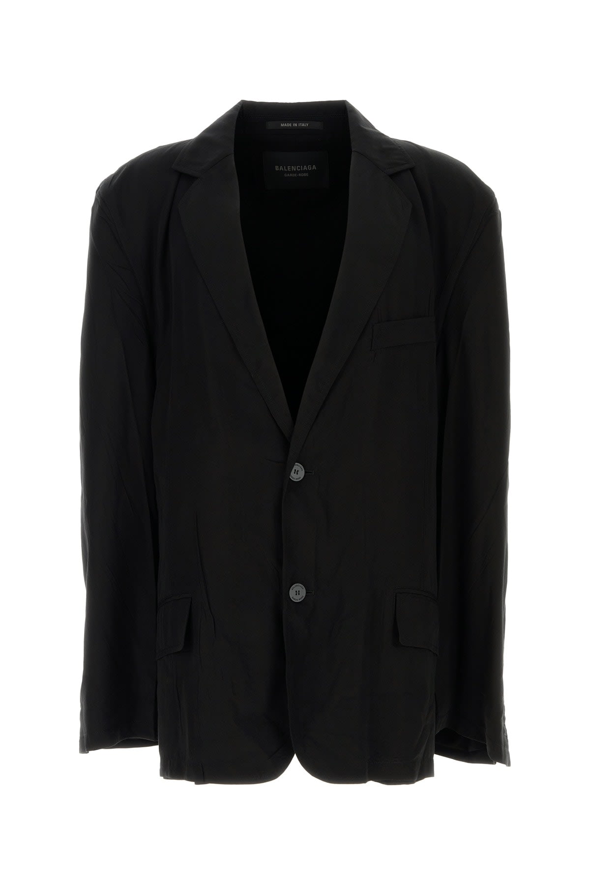 Shop Balenciaga Tailored Jacket In Black