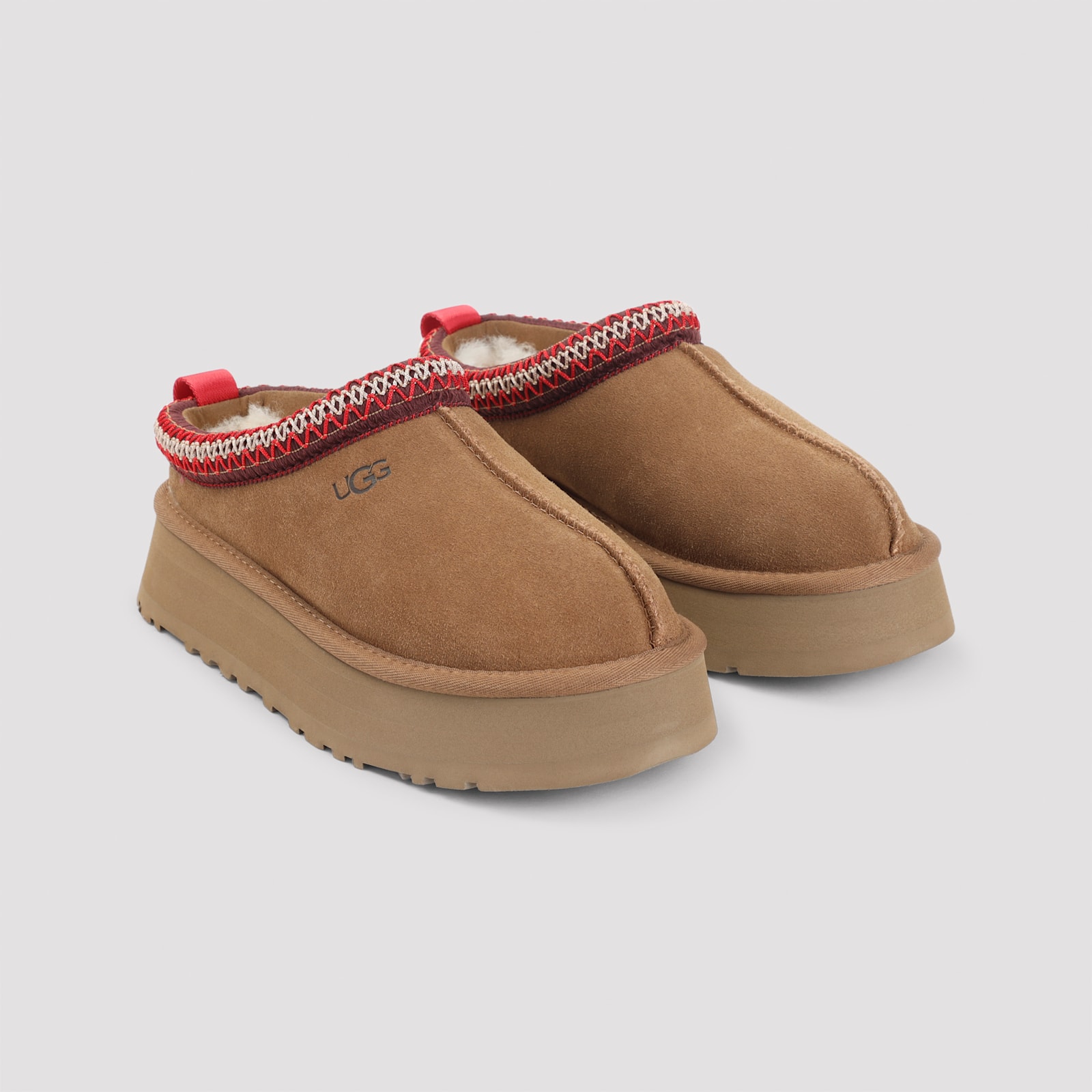 Ugg Tazz Ii Suede Slippers In Brown