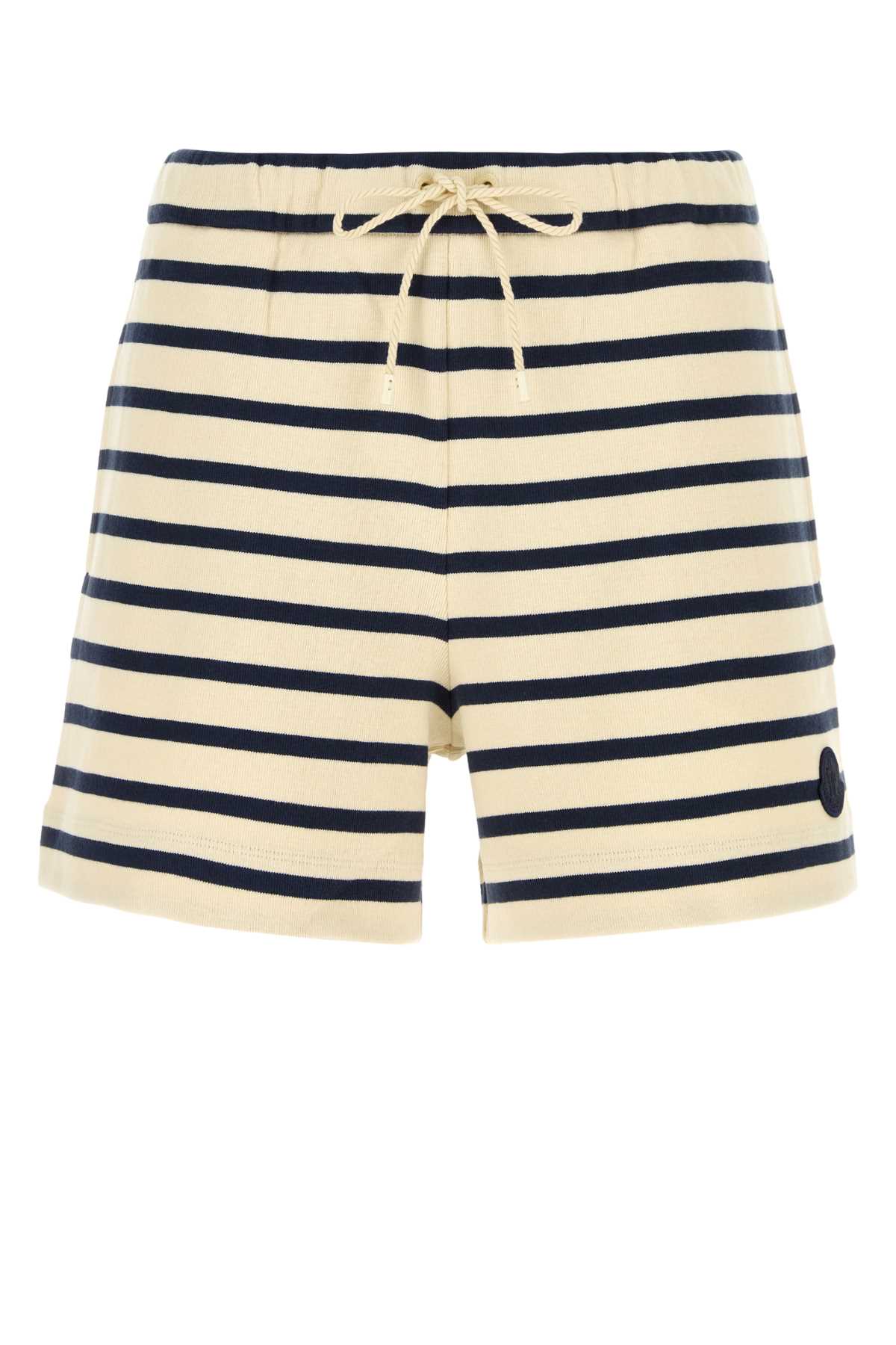 Patou Embroidered Cotton Shorts