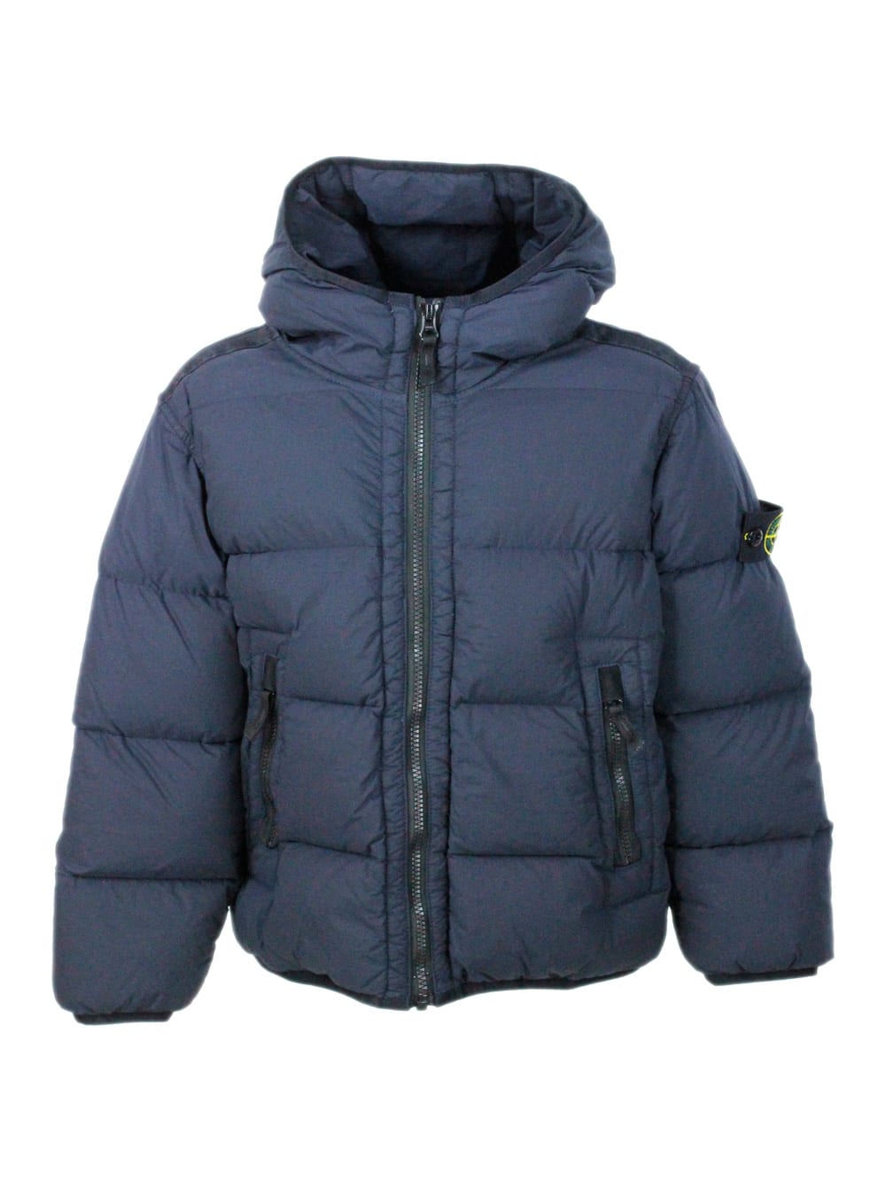 Stone Island Jacket In Blue