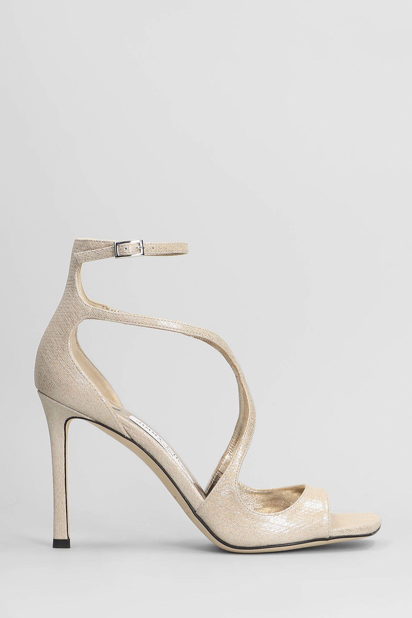 Azia 95 Sandals In Gold Leather