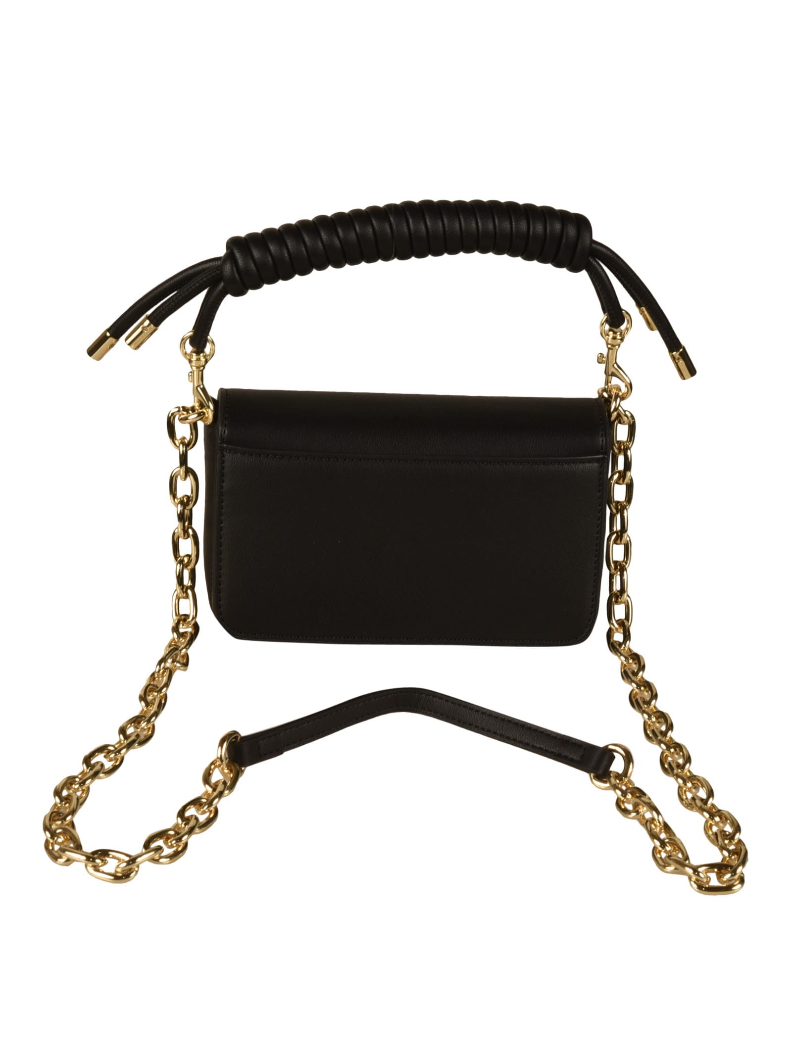 Versace Jeans Couture Handbag With Chain In Black