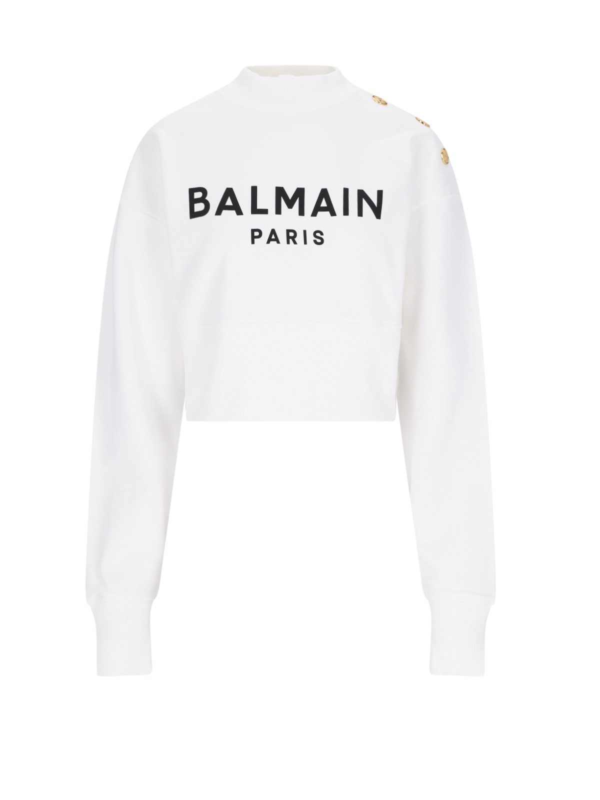 Cropped Crew Neck Sweatshirt