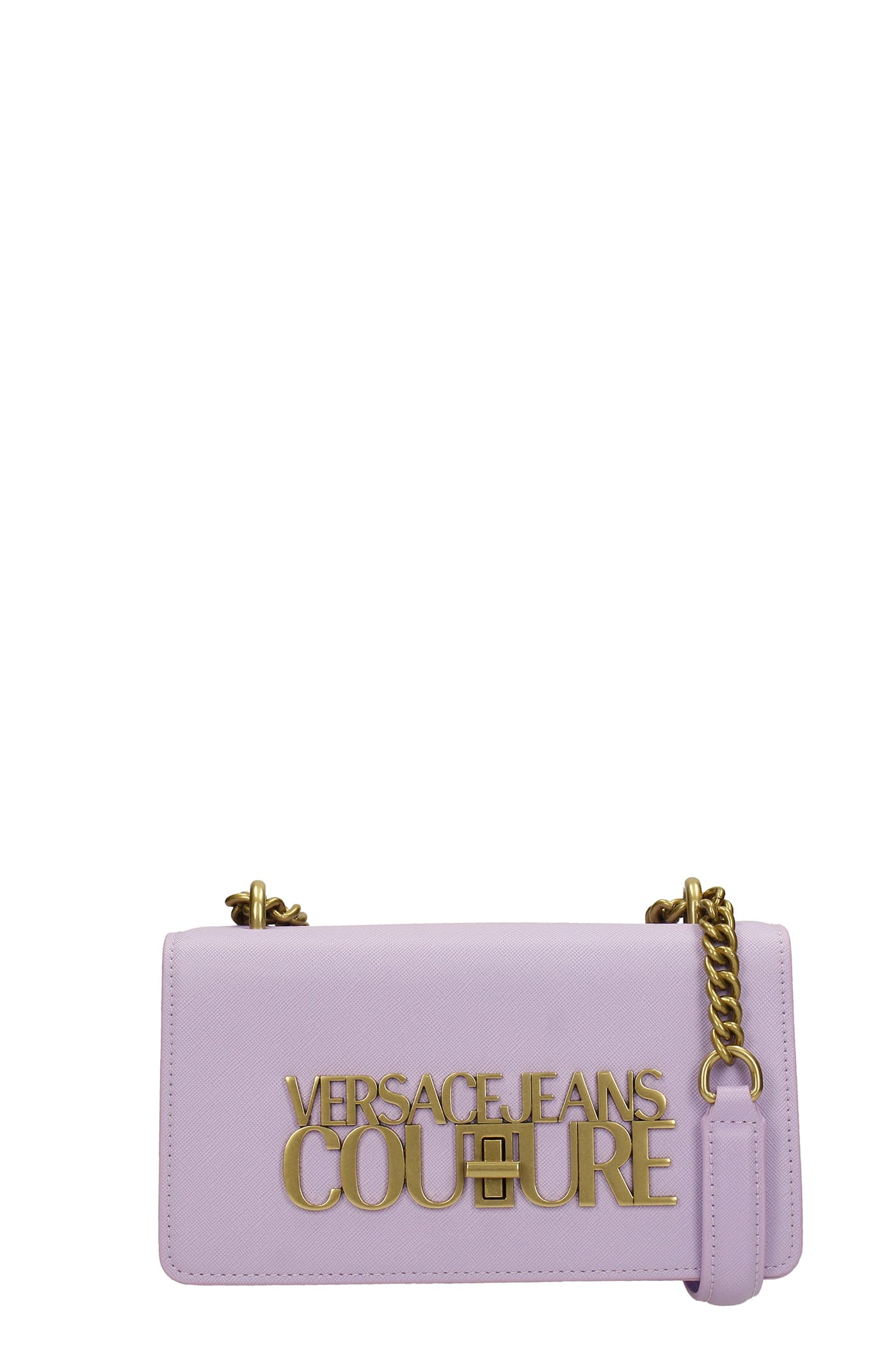 Versace Jeans Couture Shoulder Bag In Viola Faux Leather | ModeSens