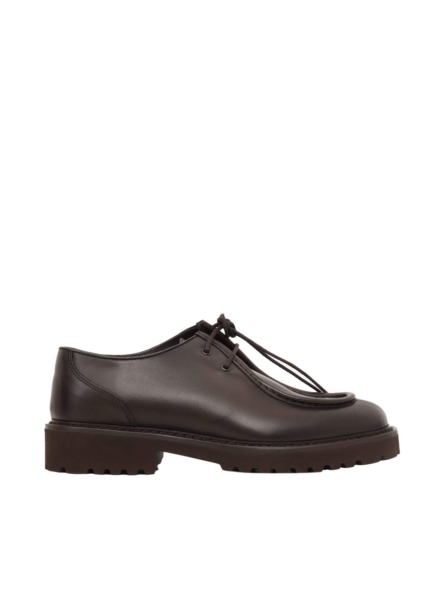 Shop Doucal's Shoes (gm) Shade Brown+brown Sole