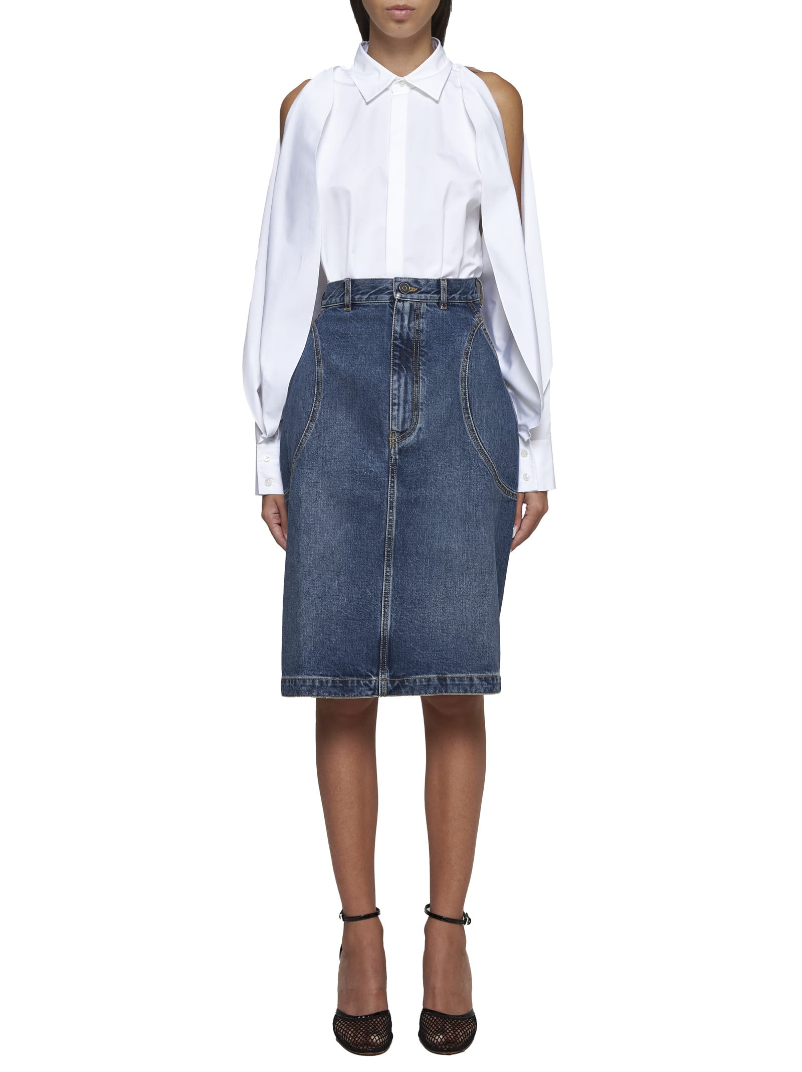 Shop Alaïa Shirt In White