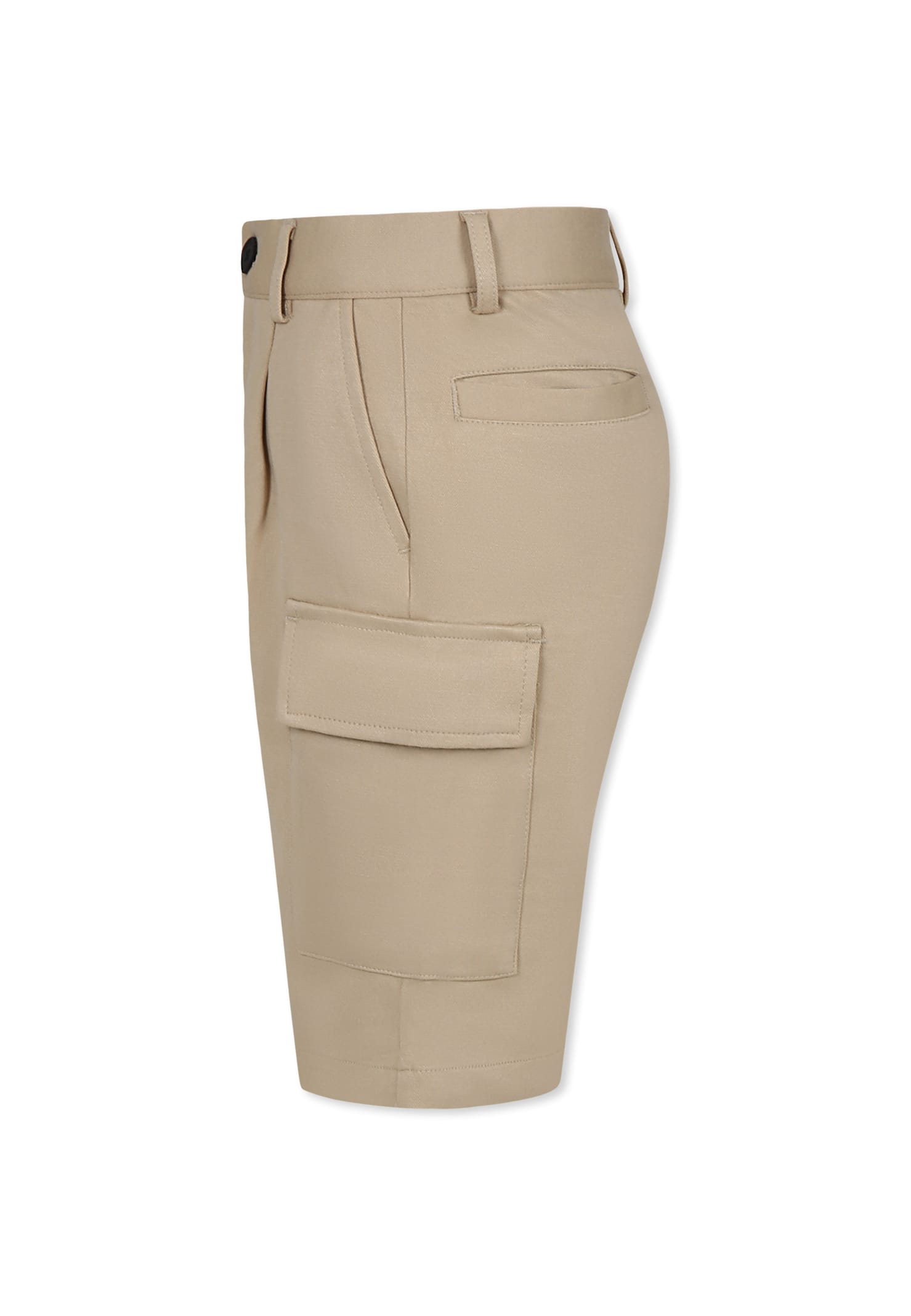 Hugo Boss Beige Shorts For Boy In Beige