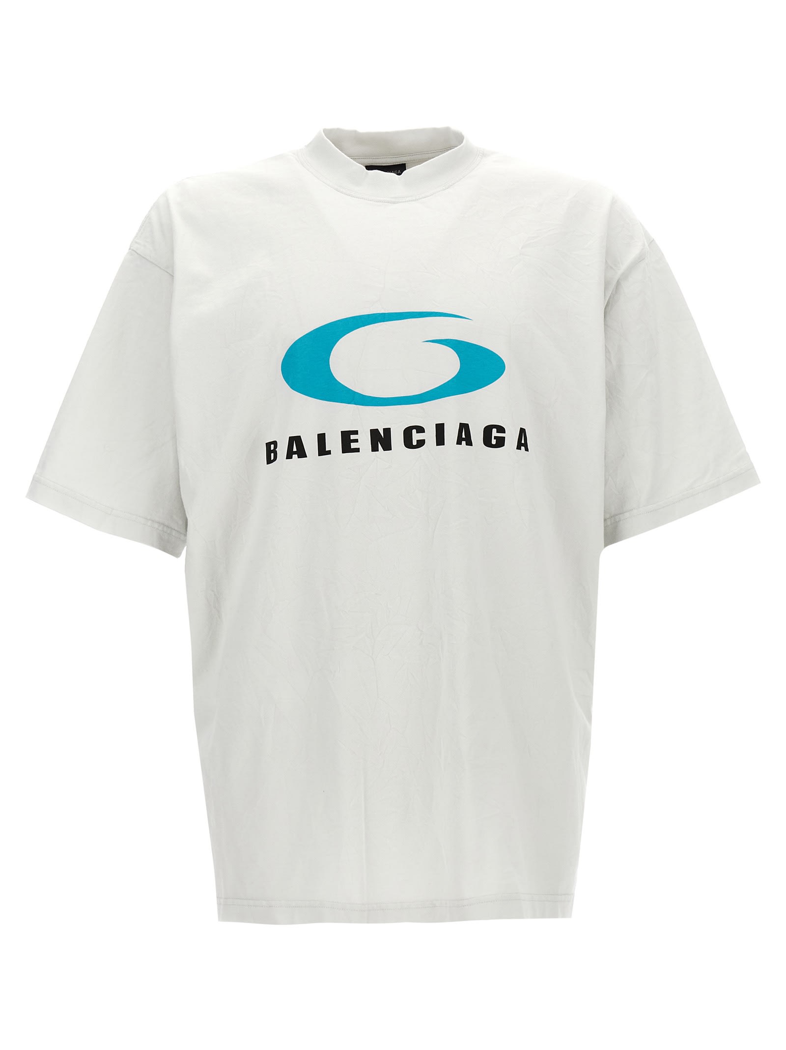 Shop Balenciaga Loop Sports Icon T-shirt In White