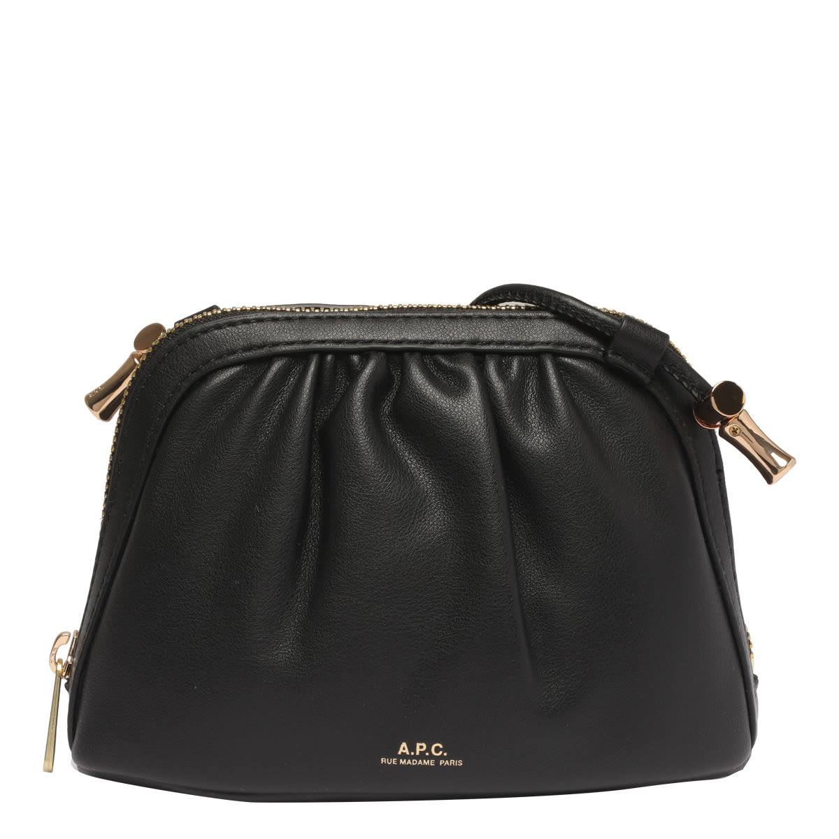 Shop Apc Bourse Ninon Small Crossbody Bag In Lzz Black