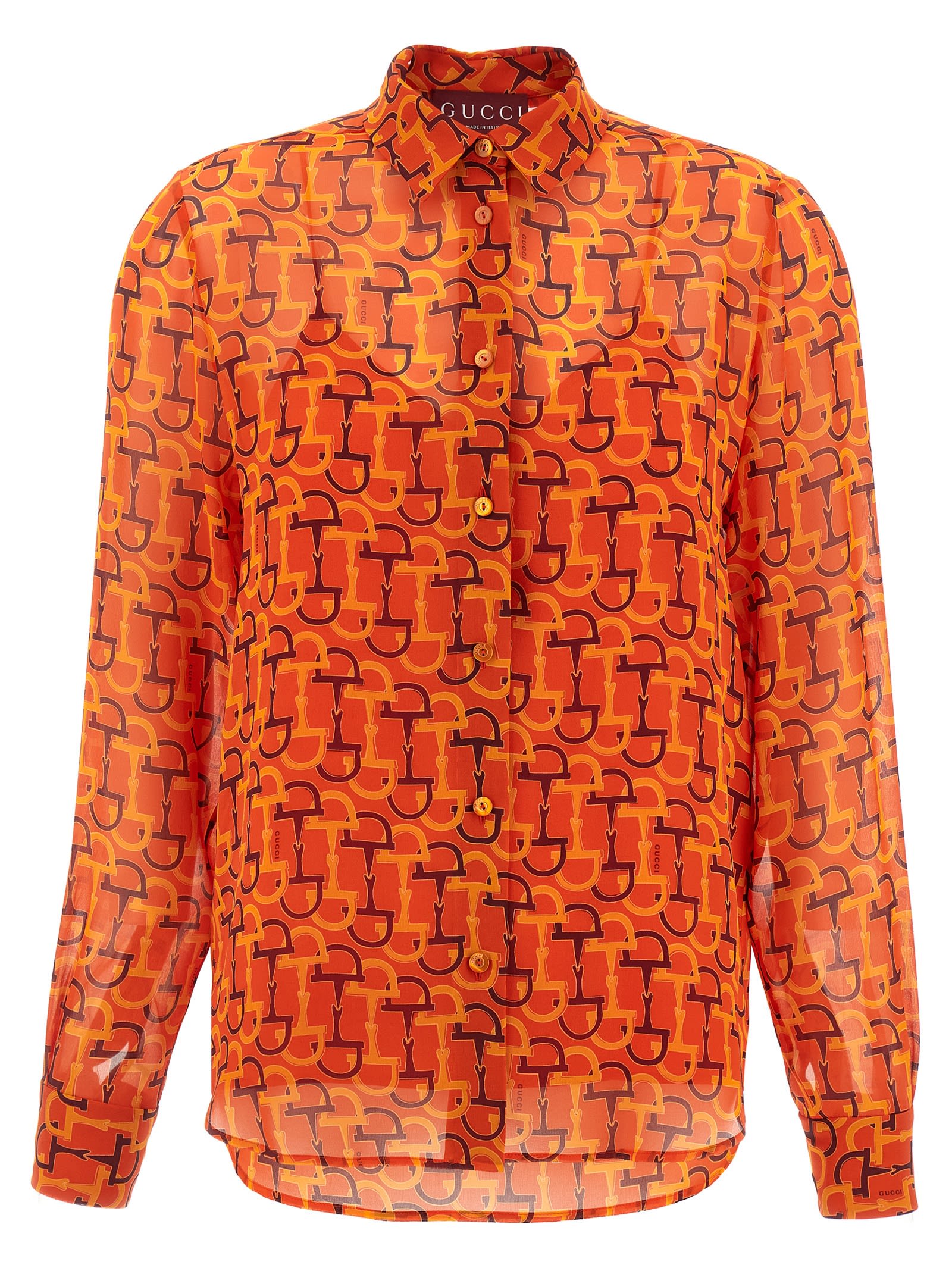 Gucci Women Clamp Print Shirt