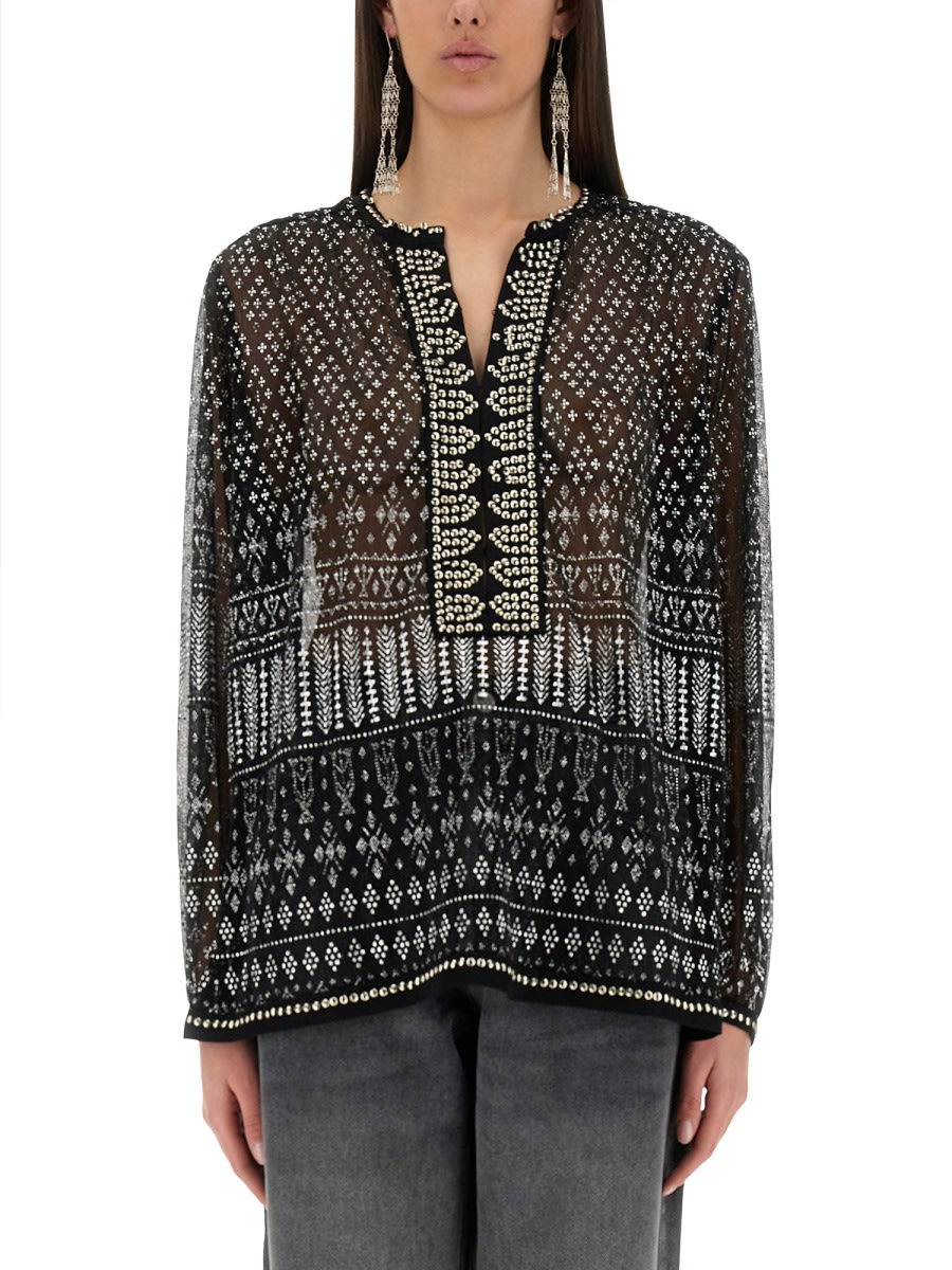 Isabel Marant Women's Top Nickie Top In Black
