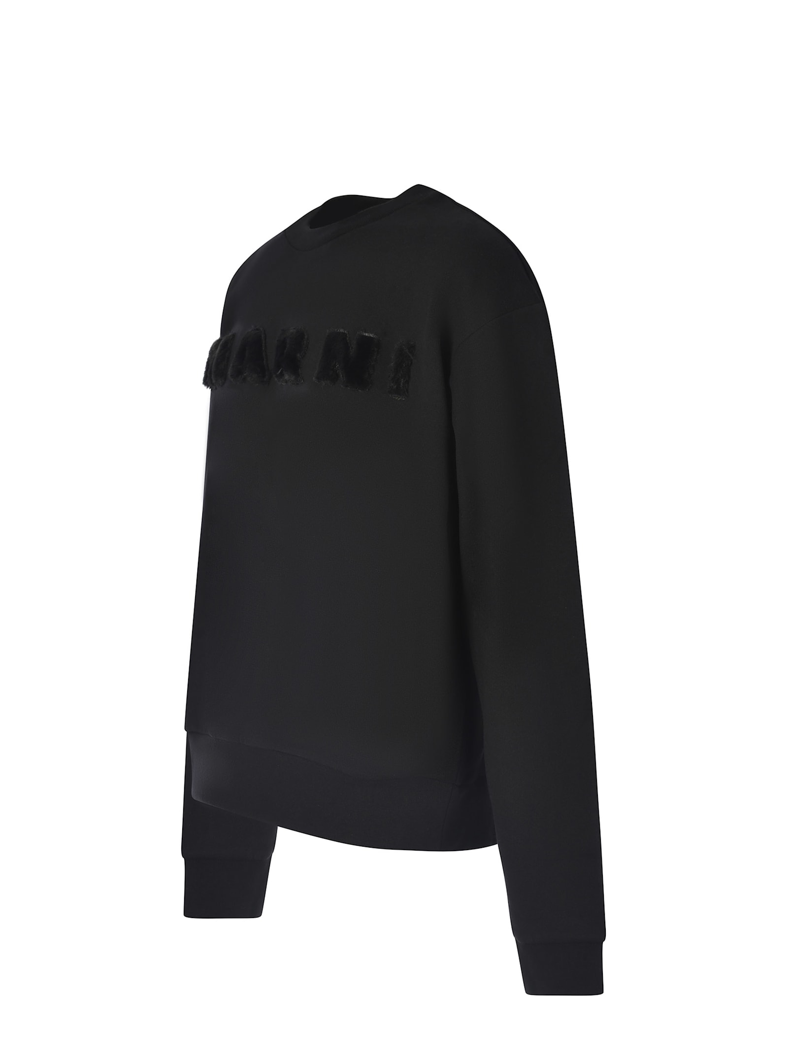 Shop Marni Sweatshirt  Made Of Cotton In Black